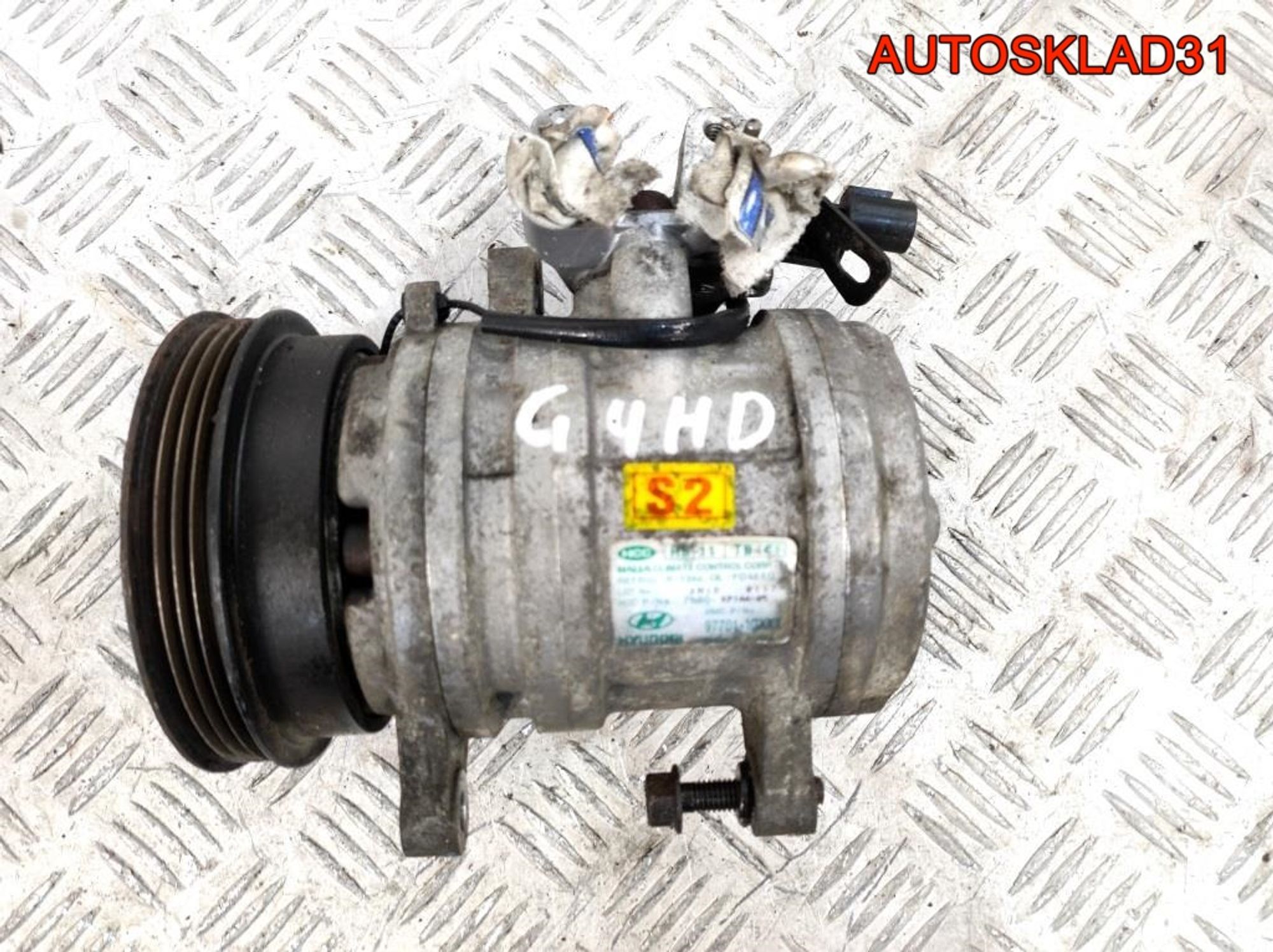 Компрессор кондиционера Hyundai Getz 1,1 G4HD 977011CXXX, 6000 рублей, Дубовое
