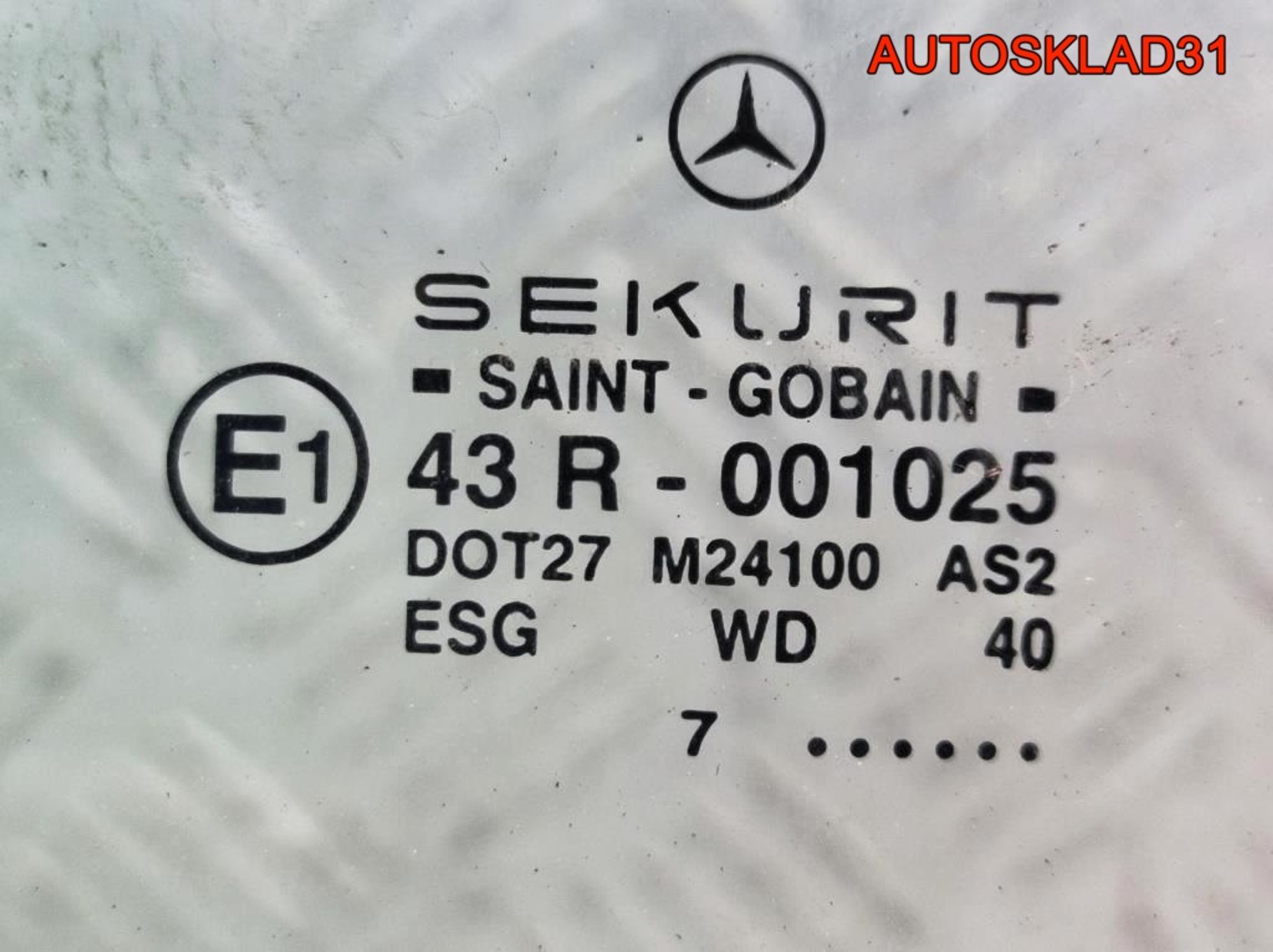 Стекло двери задней левой Mercedes-Benz W210 Седан, 900 рублей, Дубовое