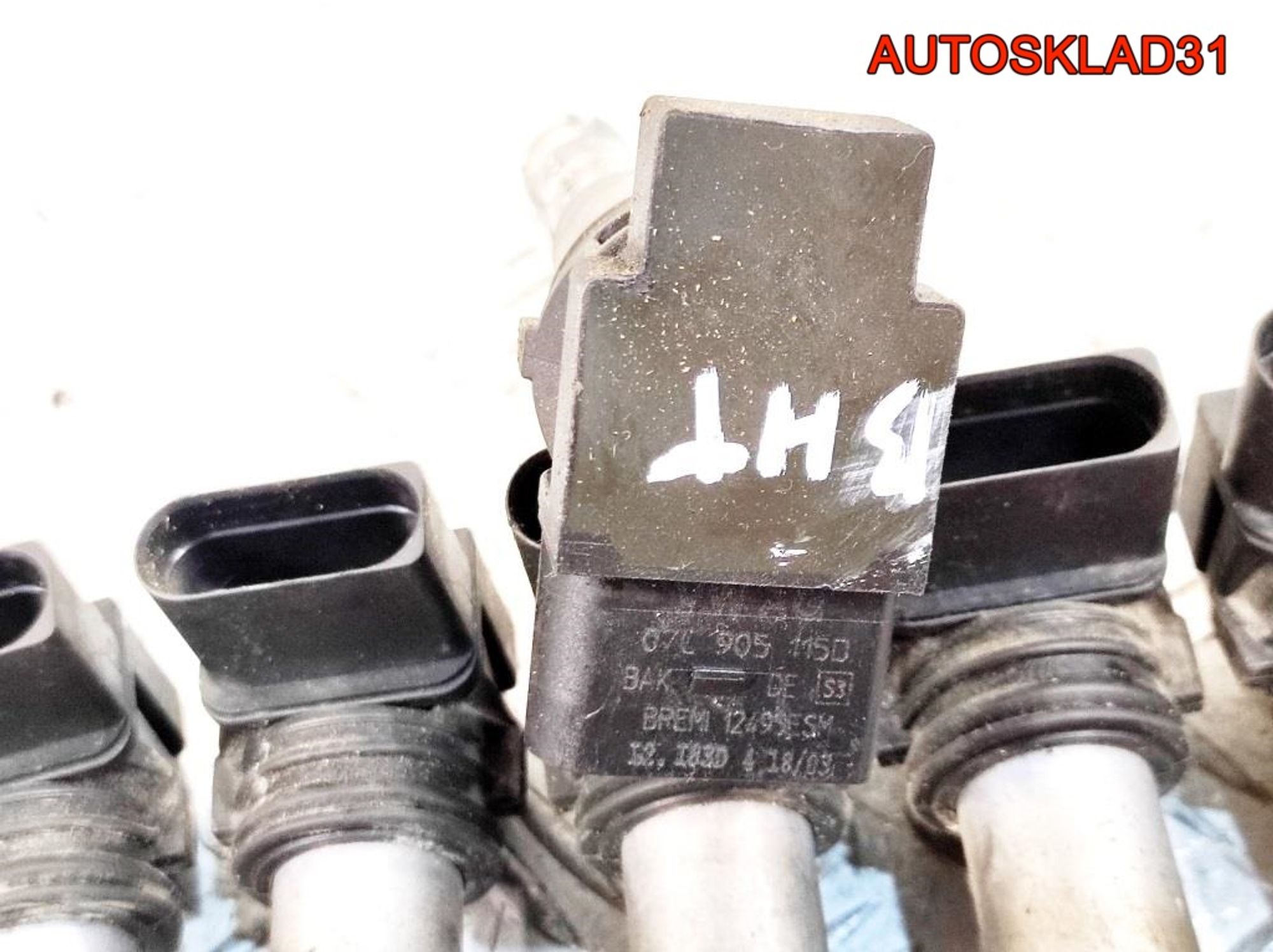 Катушка зажигания Audi A8 D3 D3 6.0BHT Бензин 07C905115D, 900 рублей, Дубовое