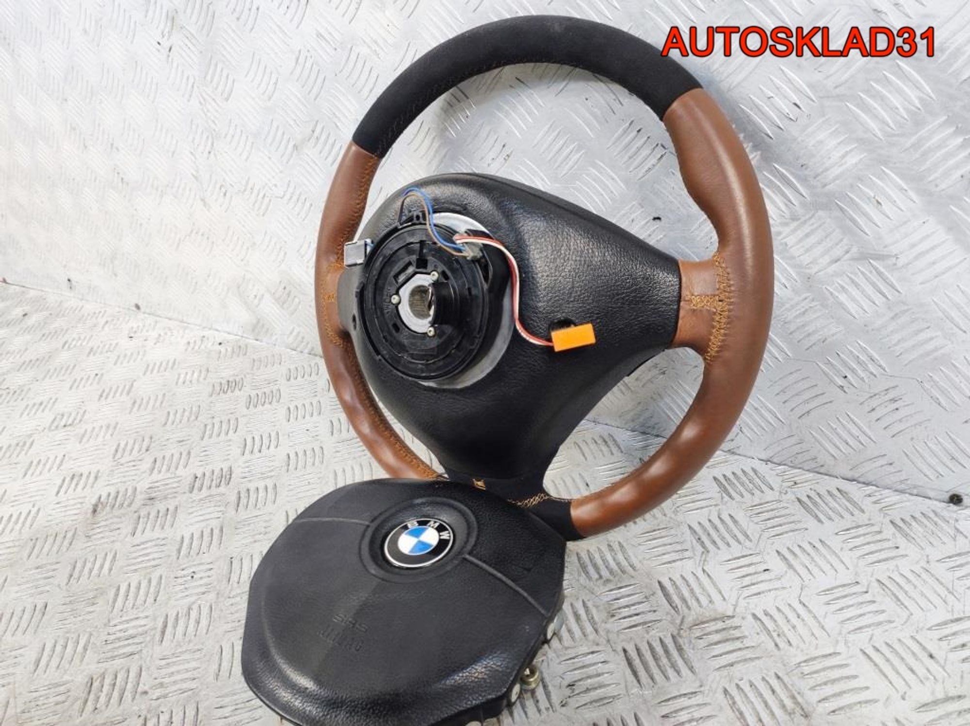 Рулевое колесо с AIR BAG Кожа BMW E36 323422282309, 12200 рублей, Дубовое