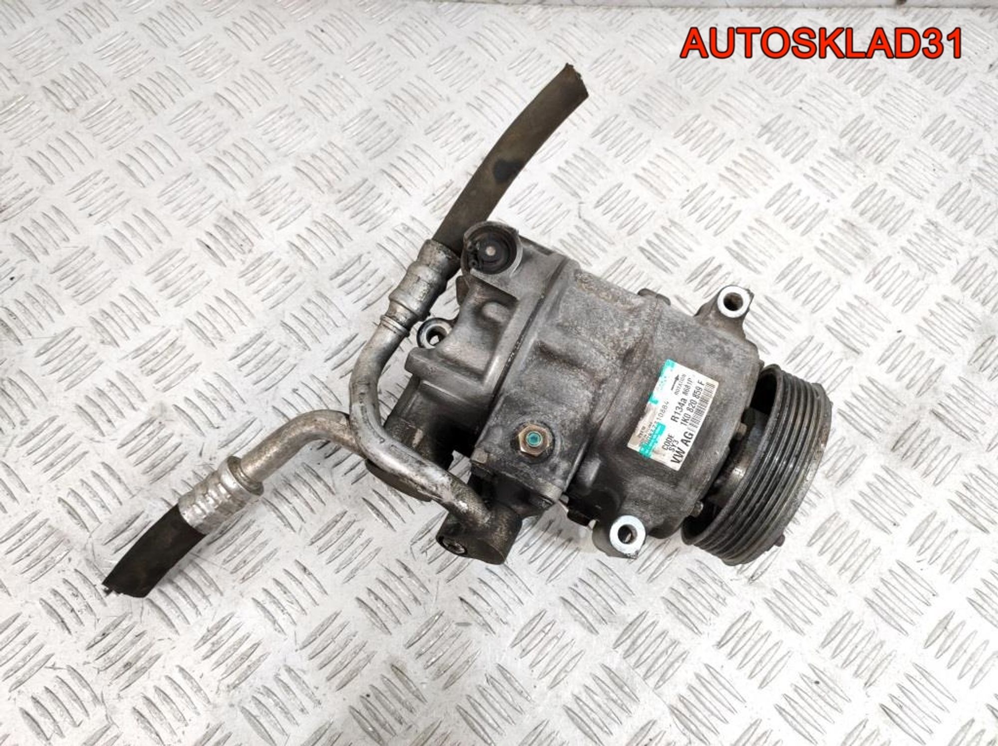 Компрессор кондиционера VW Passat B6 2.0 BMP Дизель 1K0820859F, 13500 рублей, Дубовое