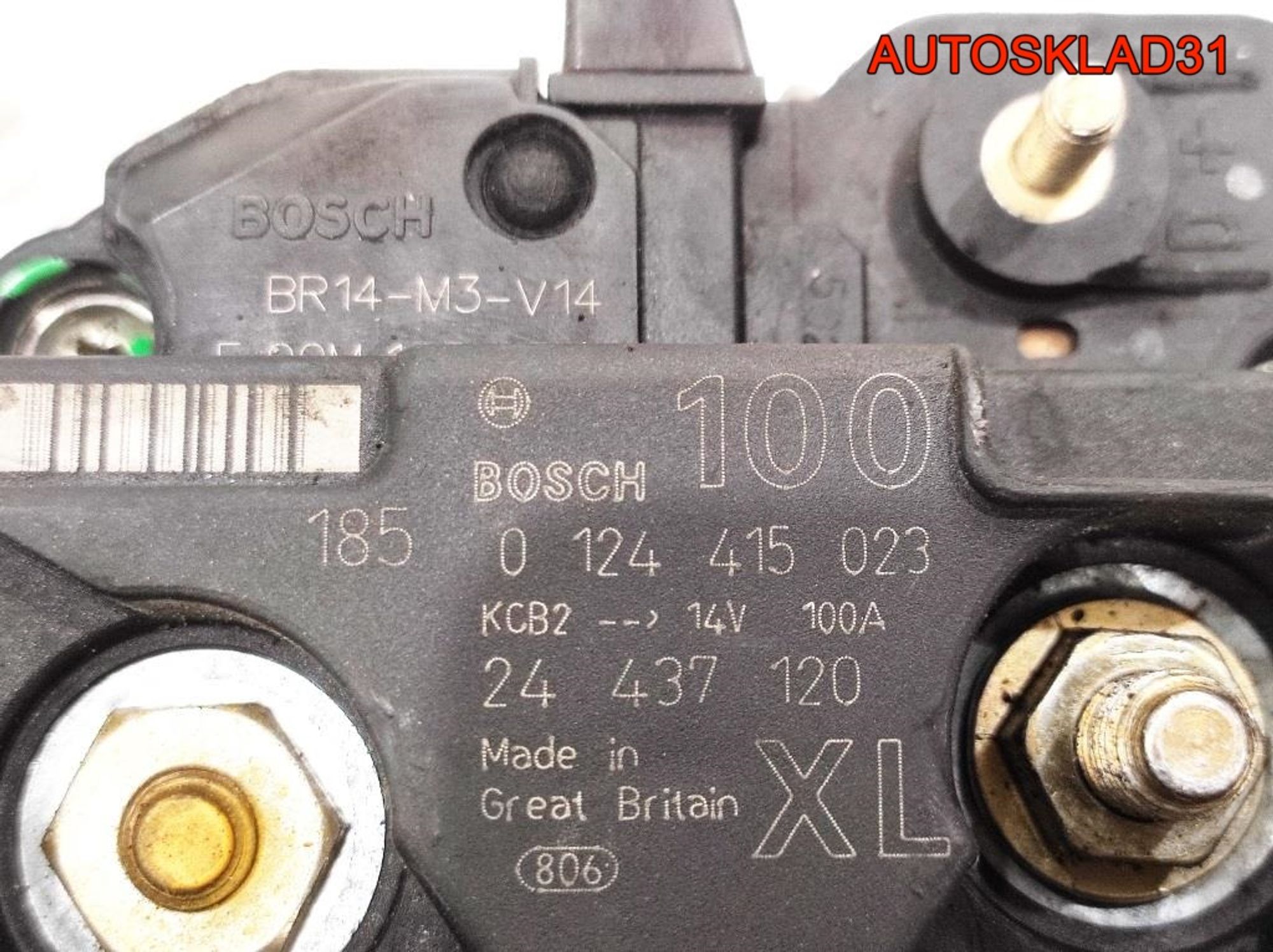 Генератор 100A Opel Corsa C Z14XE 24437120 (Р), 4500 рублей, Дубовое