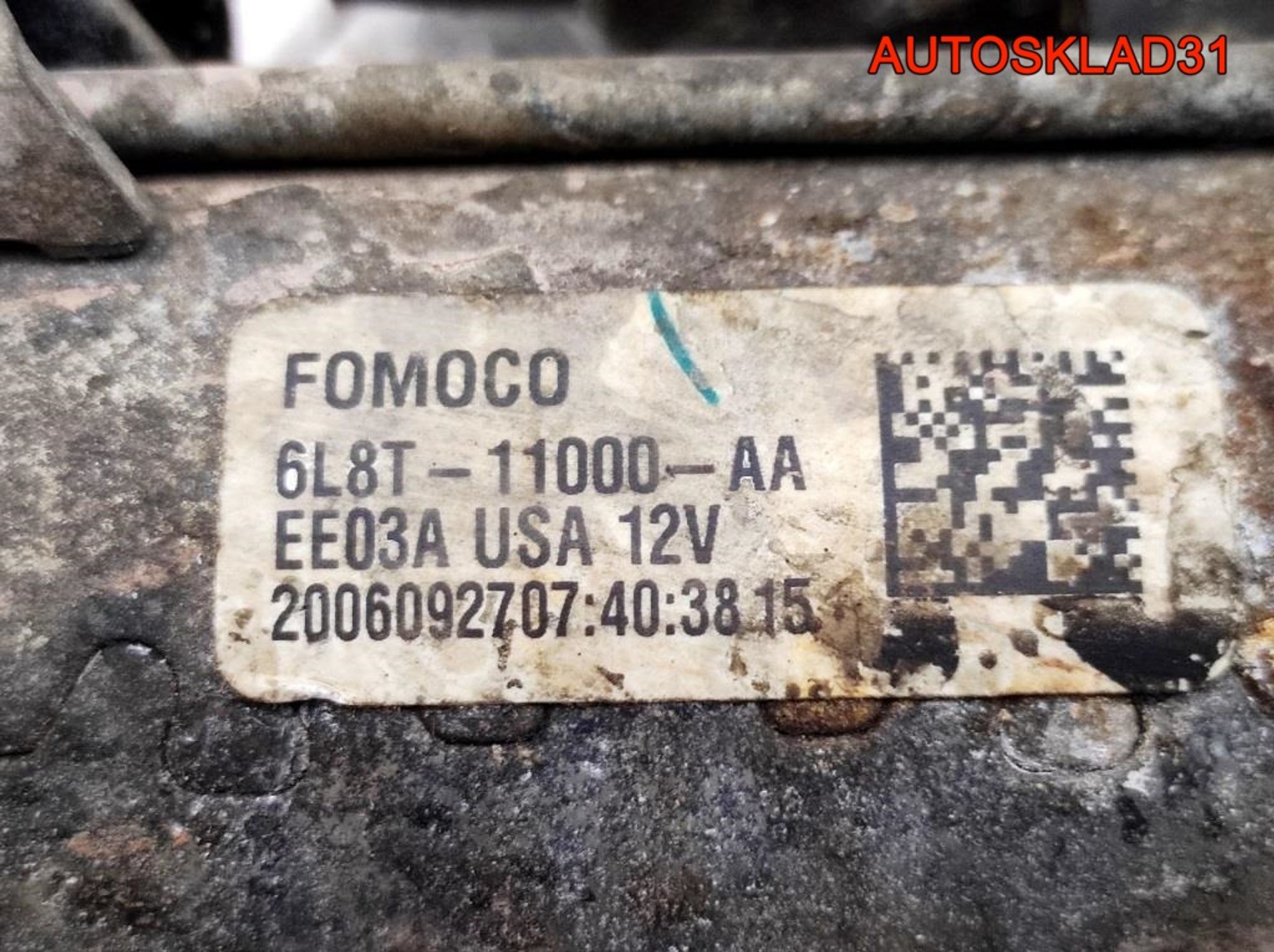 Стартер Ford Maverick 2 3,0 7KB4 6L8T11000AA, 5400 рублей, Дубовое