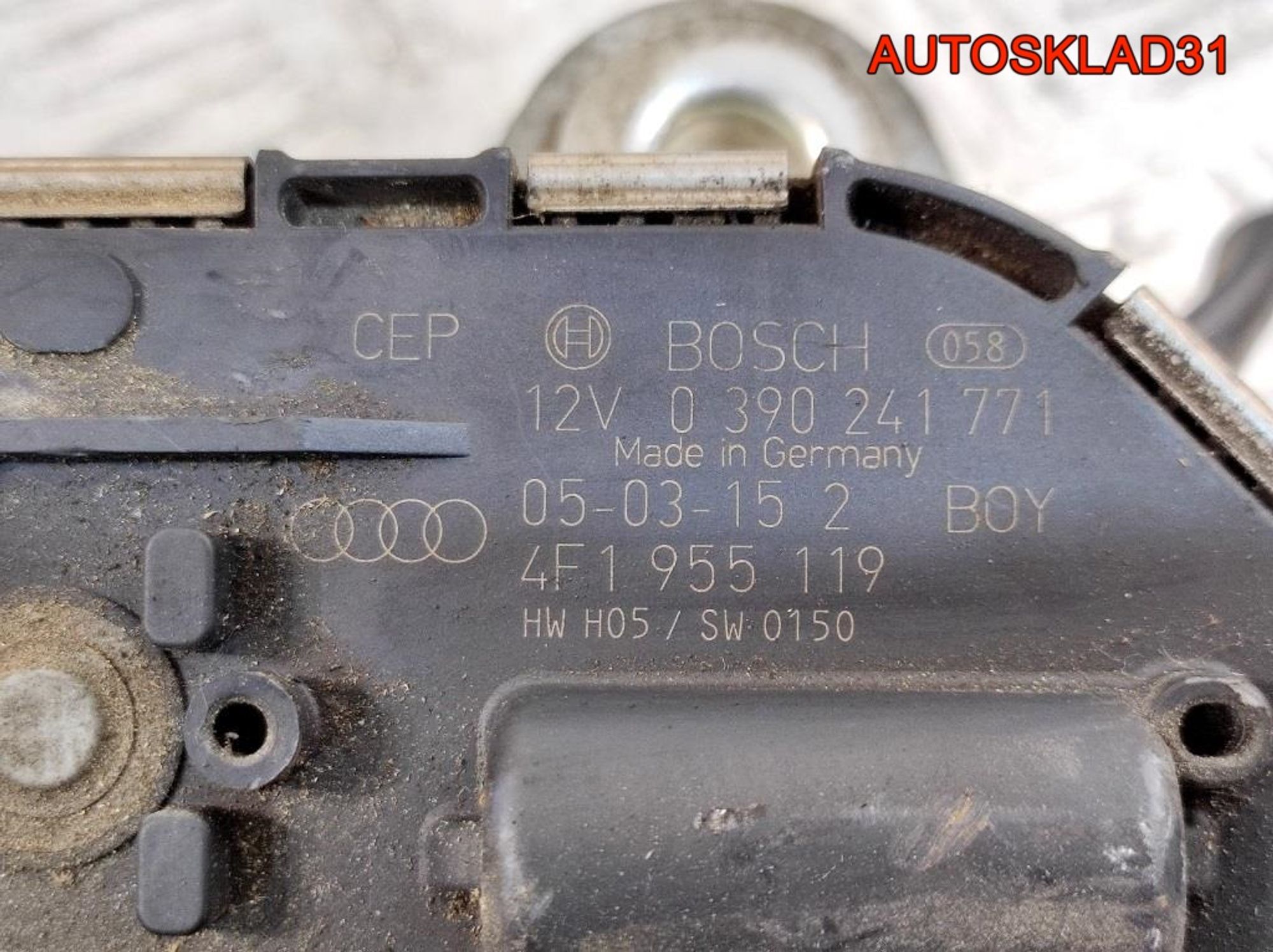 Трапеция дворников Audi A6 C6 44F1955023B, 6800 рублей, Дубовое