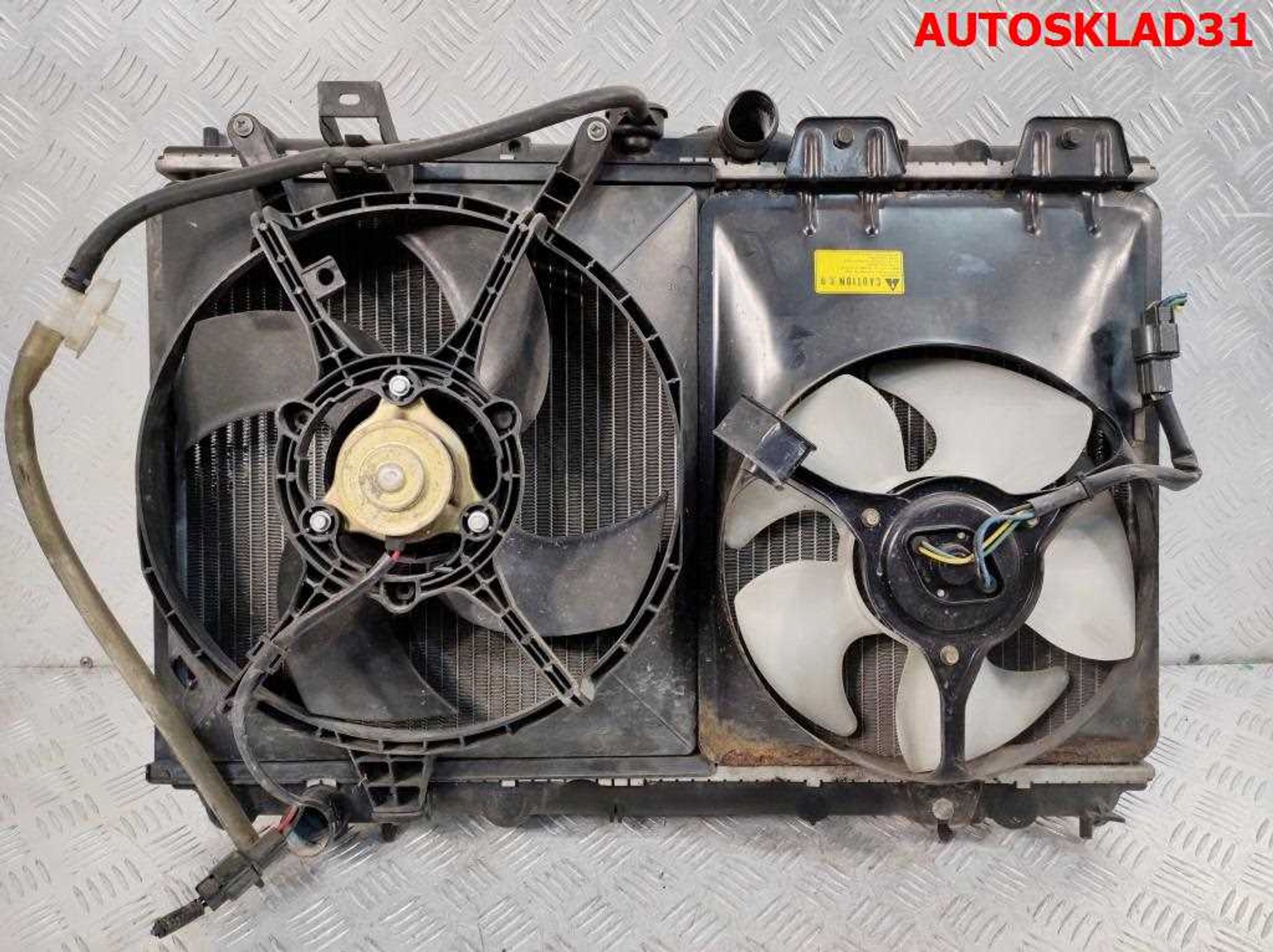 Кассета радиаторов в сборе Mitsubishi Carisma DA 1,8 бензин 4G93, 5000 рублей, Дубовое