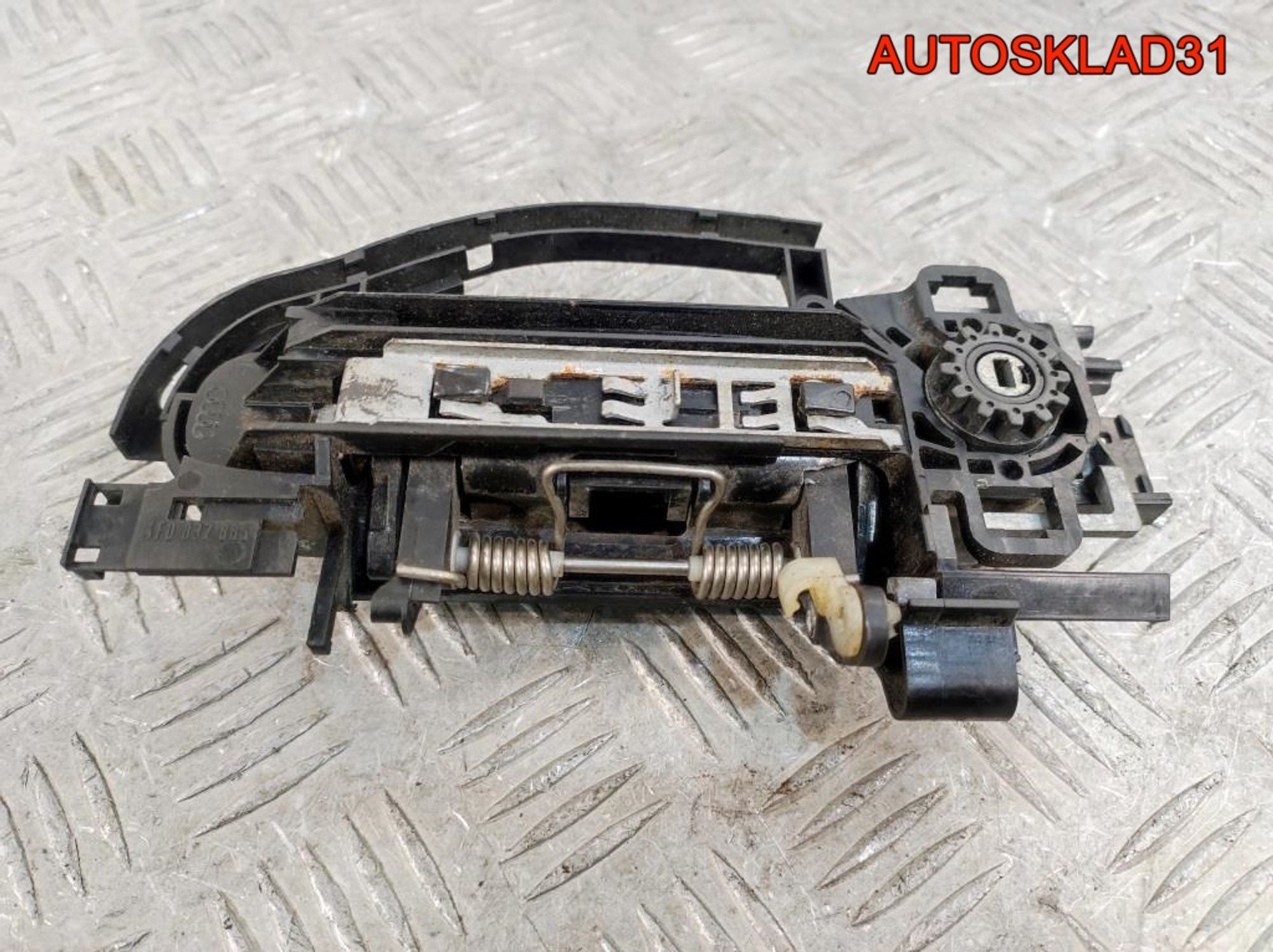Ручка двери внешняя передняя левая Audi A6 C6 4F0837207B, 2300 рублей, Дубовое