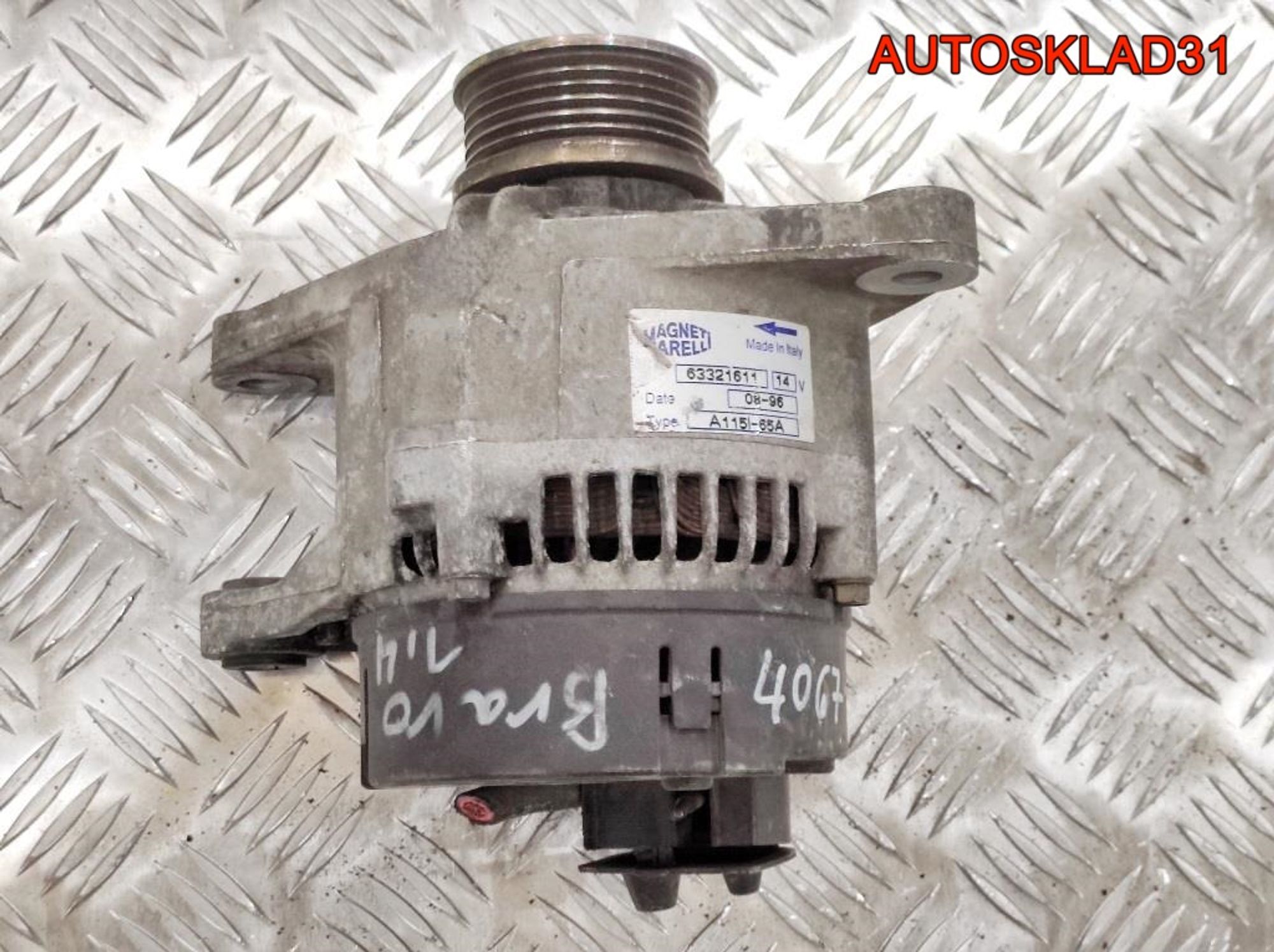 Генератор 65A Fiat Bravo 1,4 Бензин 63321611 (Р), 4000 рублей, Дубовое