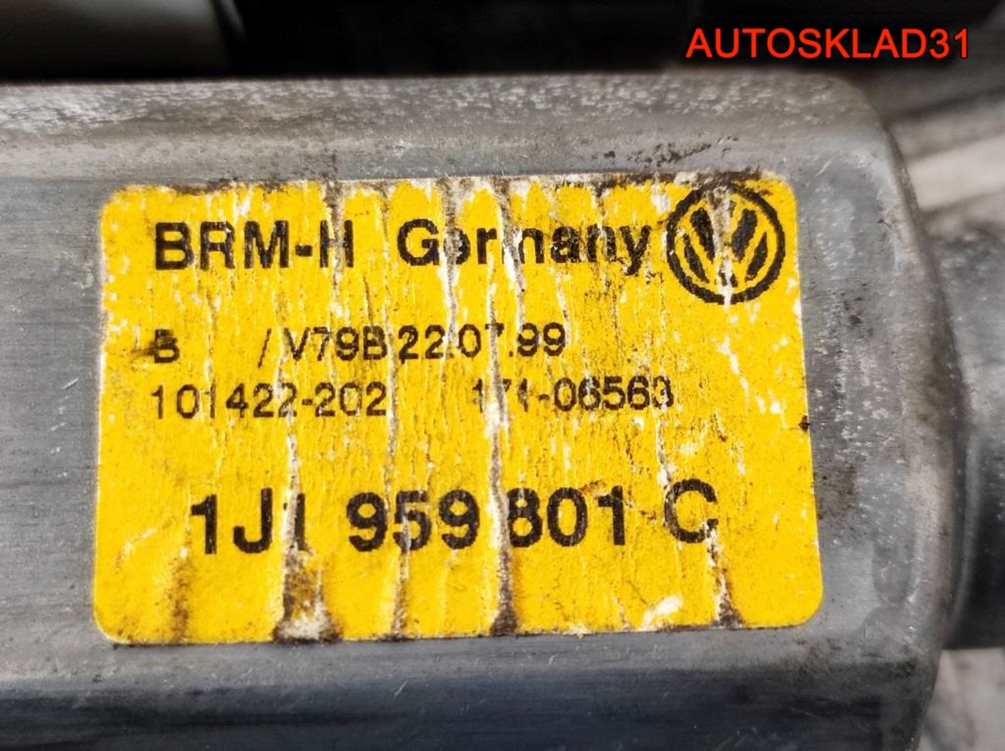 Моторчик стеклоподъёмника передний левый VW Golf 4 1J1959801C, 1400 рублей, Дубовое