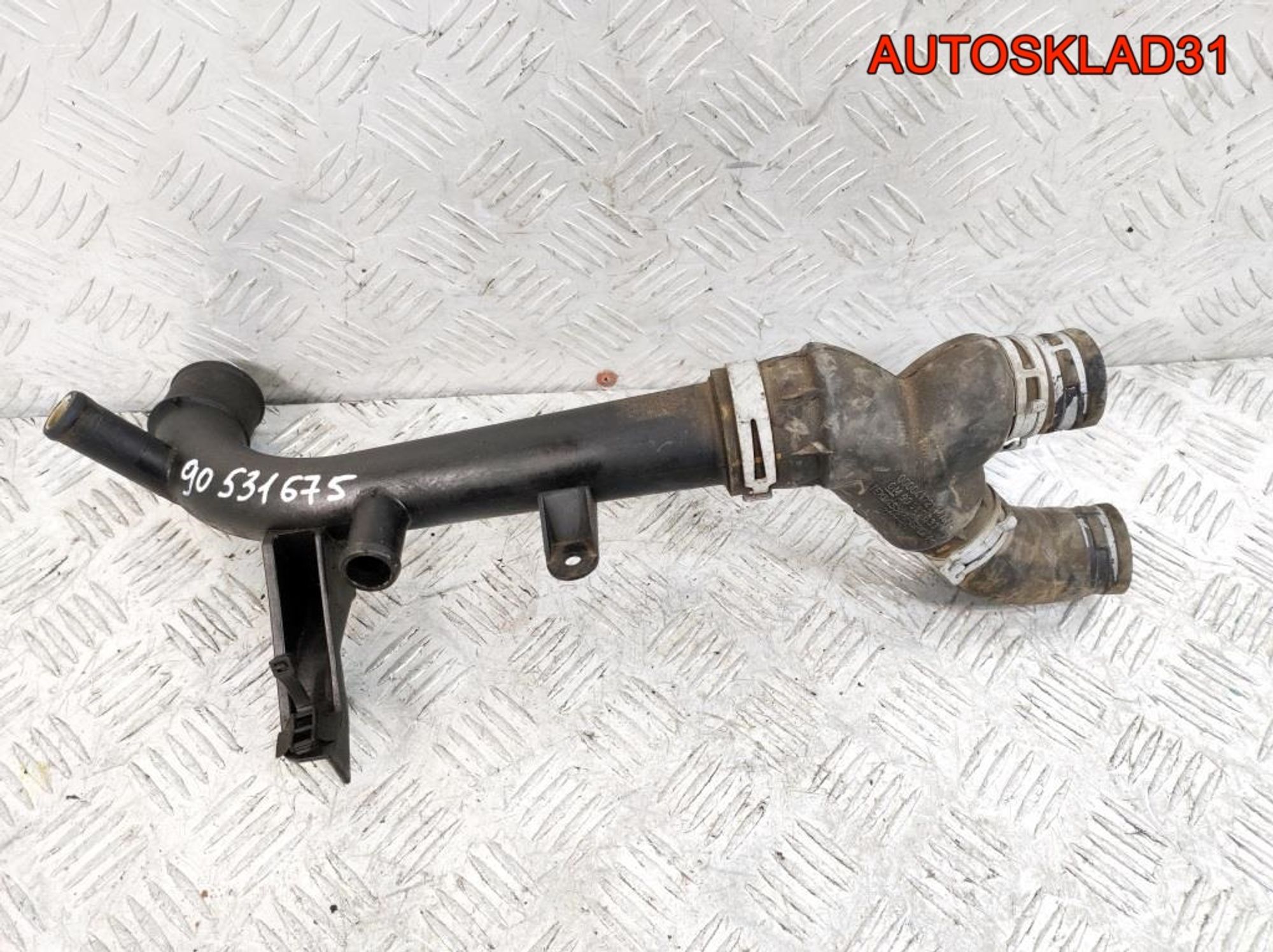 Трубка системы охлаждения Opel Vectra B 1,8 Бензин 90531675, 2000 рублей, Дубовое