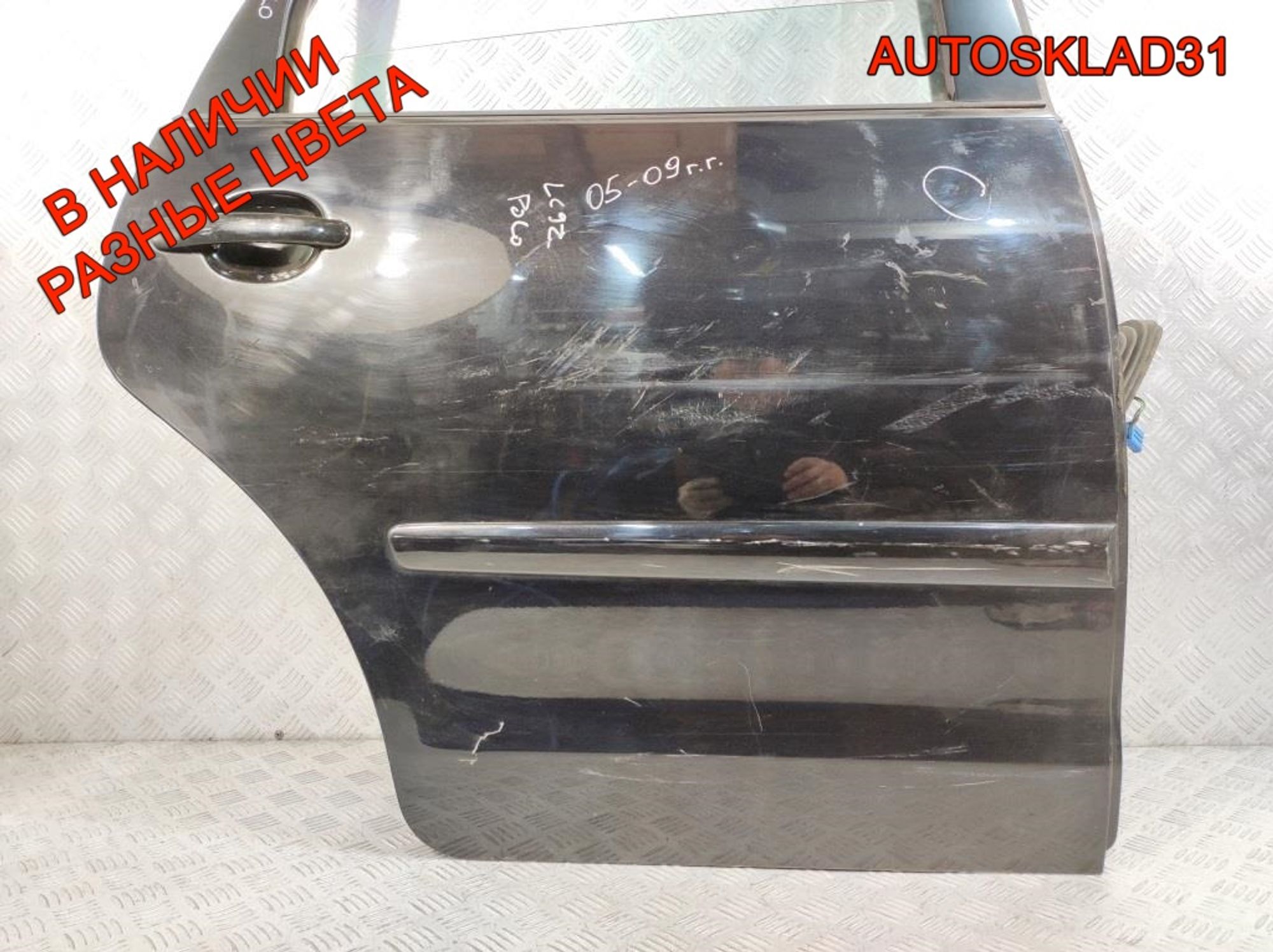 Дверь задняя правая Голая VW Polo 9N 6Q6833056H, 4500 рублей, Дубовое