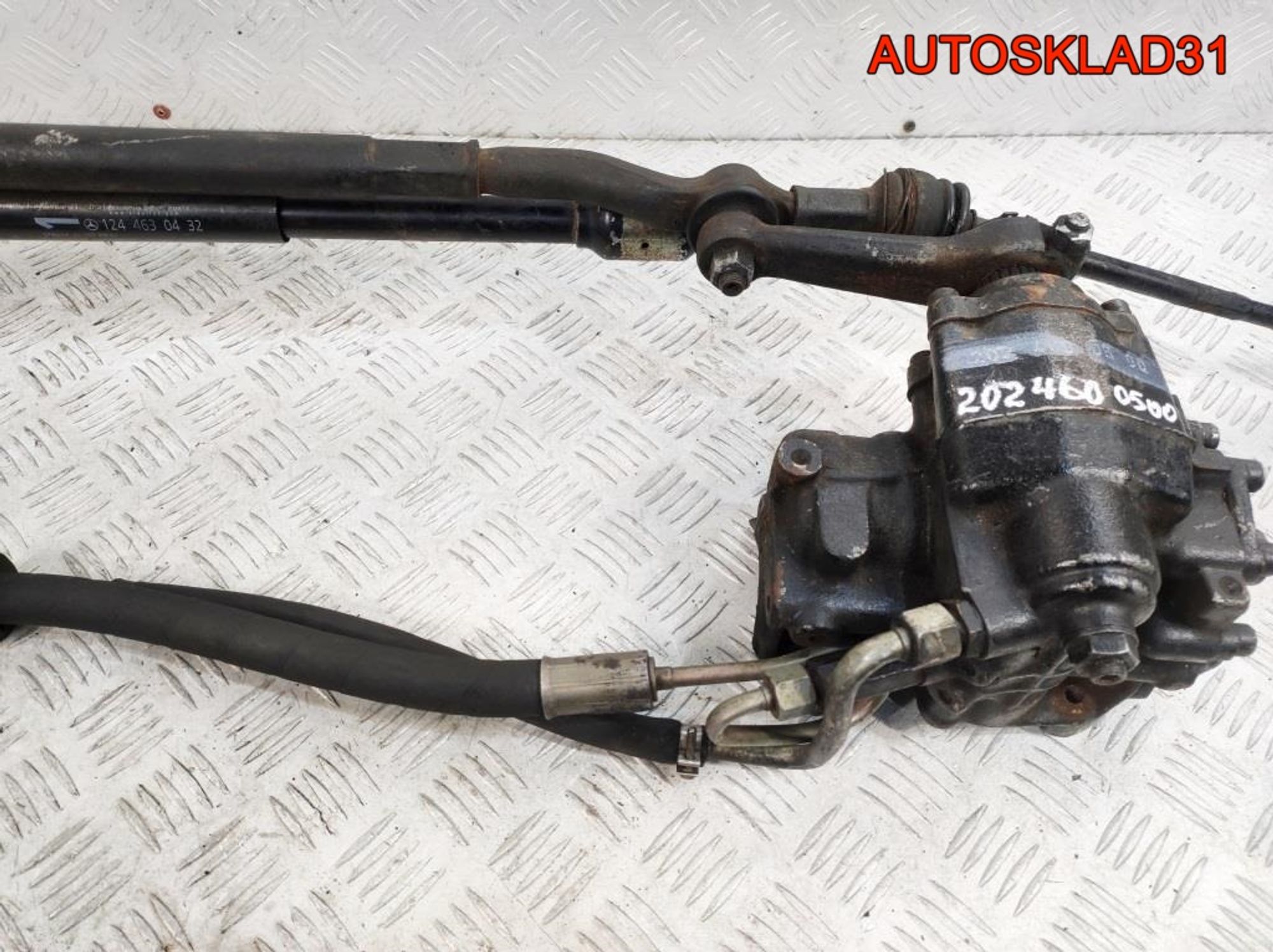 Редуктор рулевой в сборе с тягами и шлангами Mercedes W202 A2024600500, 15000 рублей, Дубовое