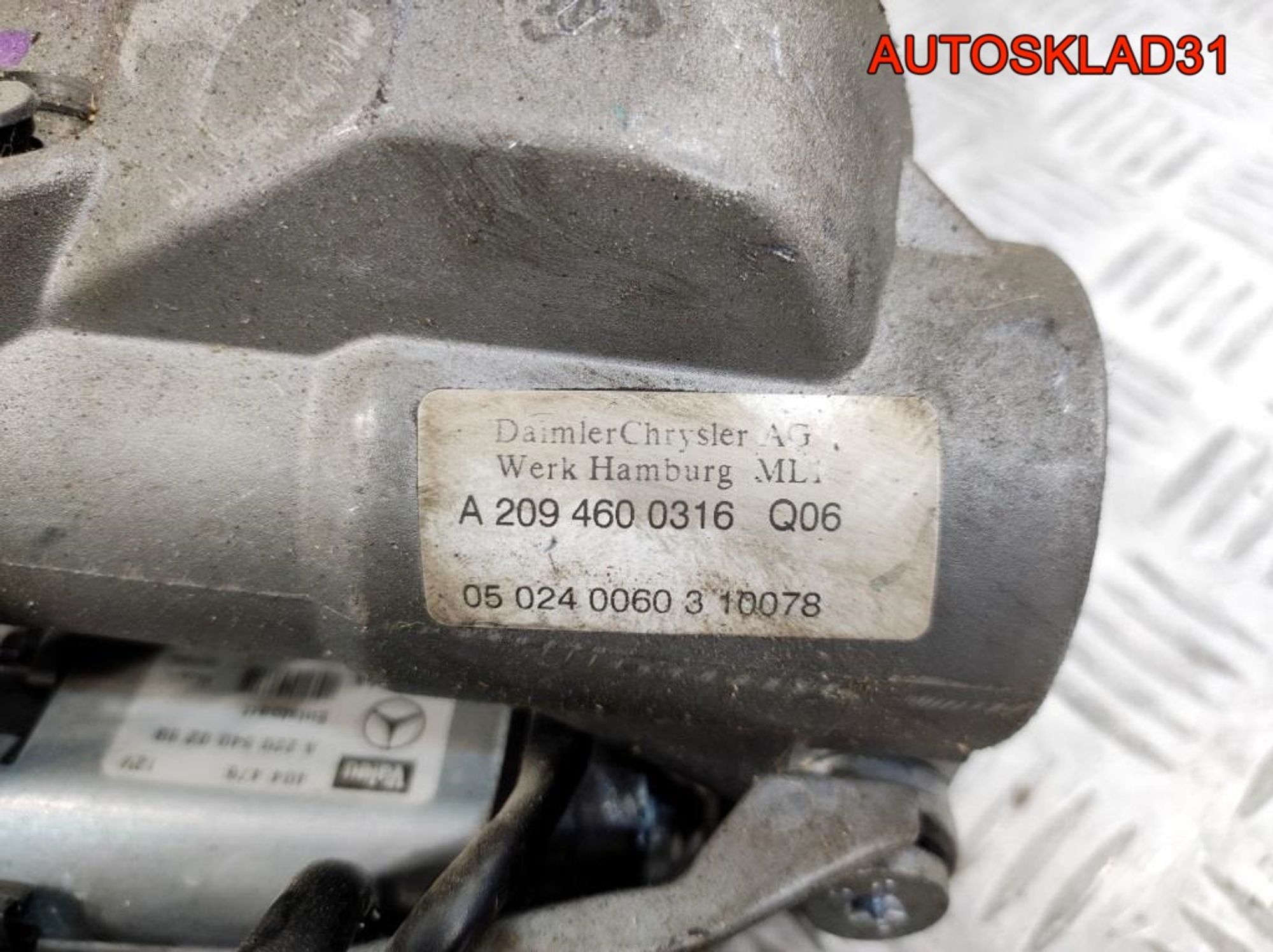 Колонка рулевая Mercedes W211 A2114620120, 7200 рублей, Дубовое