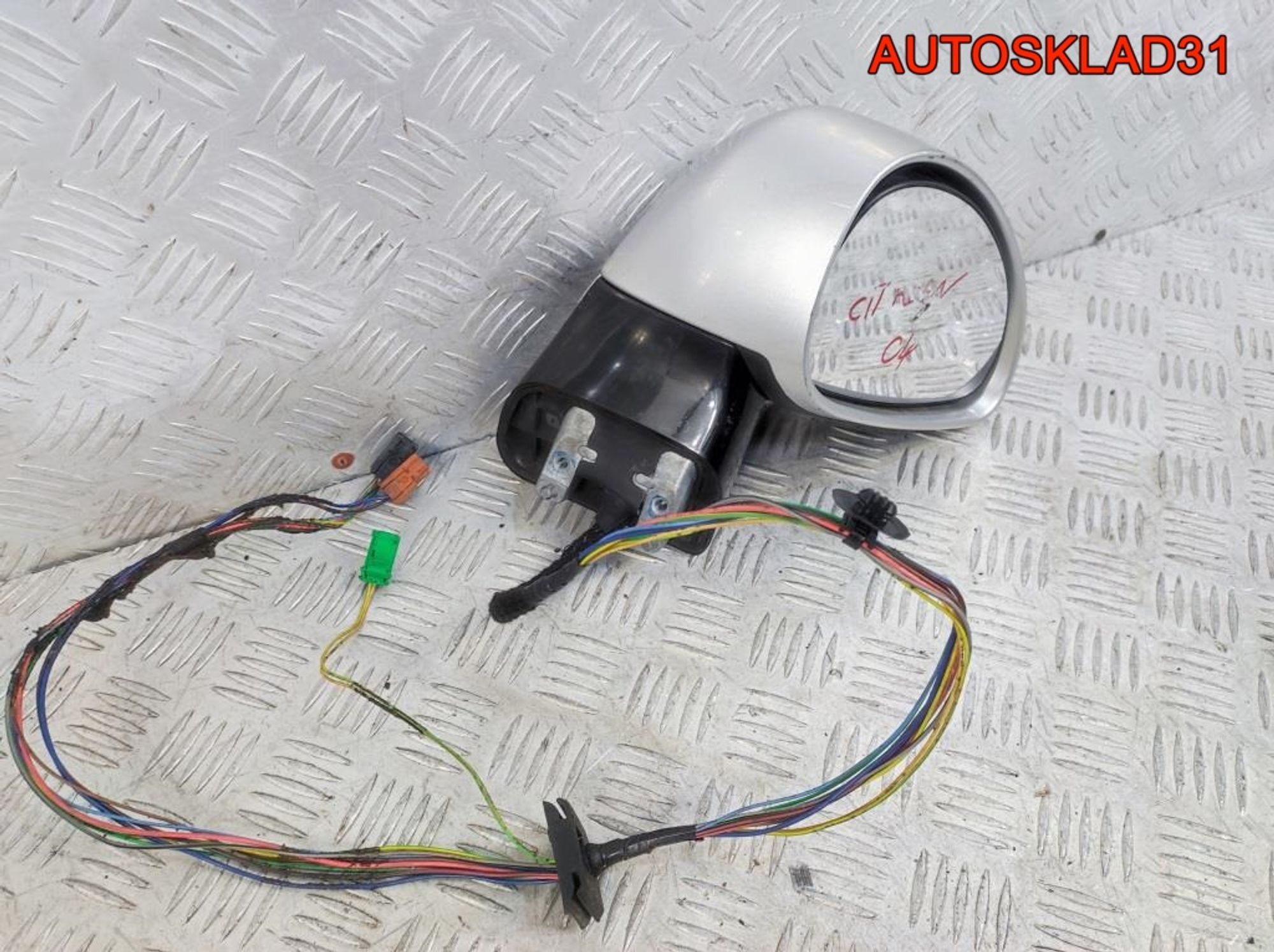 Зеркало левое 10 контактов Citroen C4 96467116, 4900 рублей, Дубовое