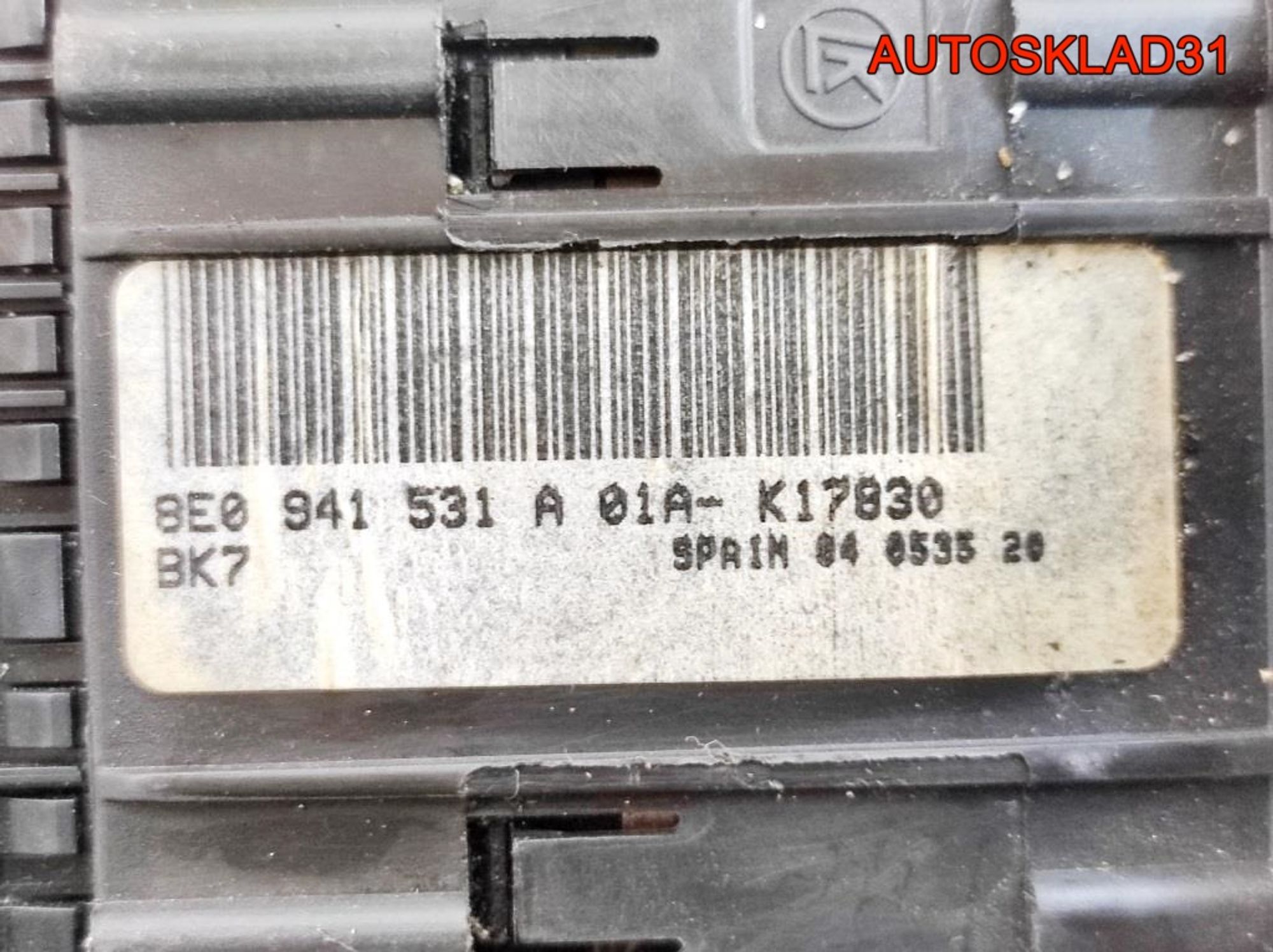 Переключатель света фар Audi A4 B6 8E0941531A, 1400 рублей, Дубовое