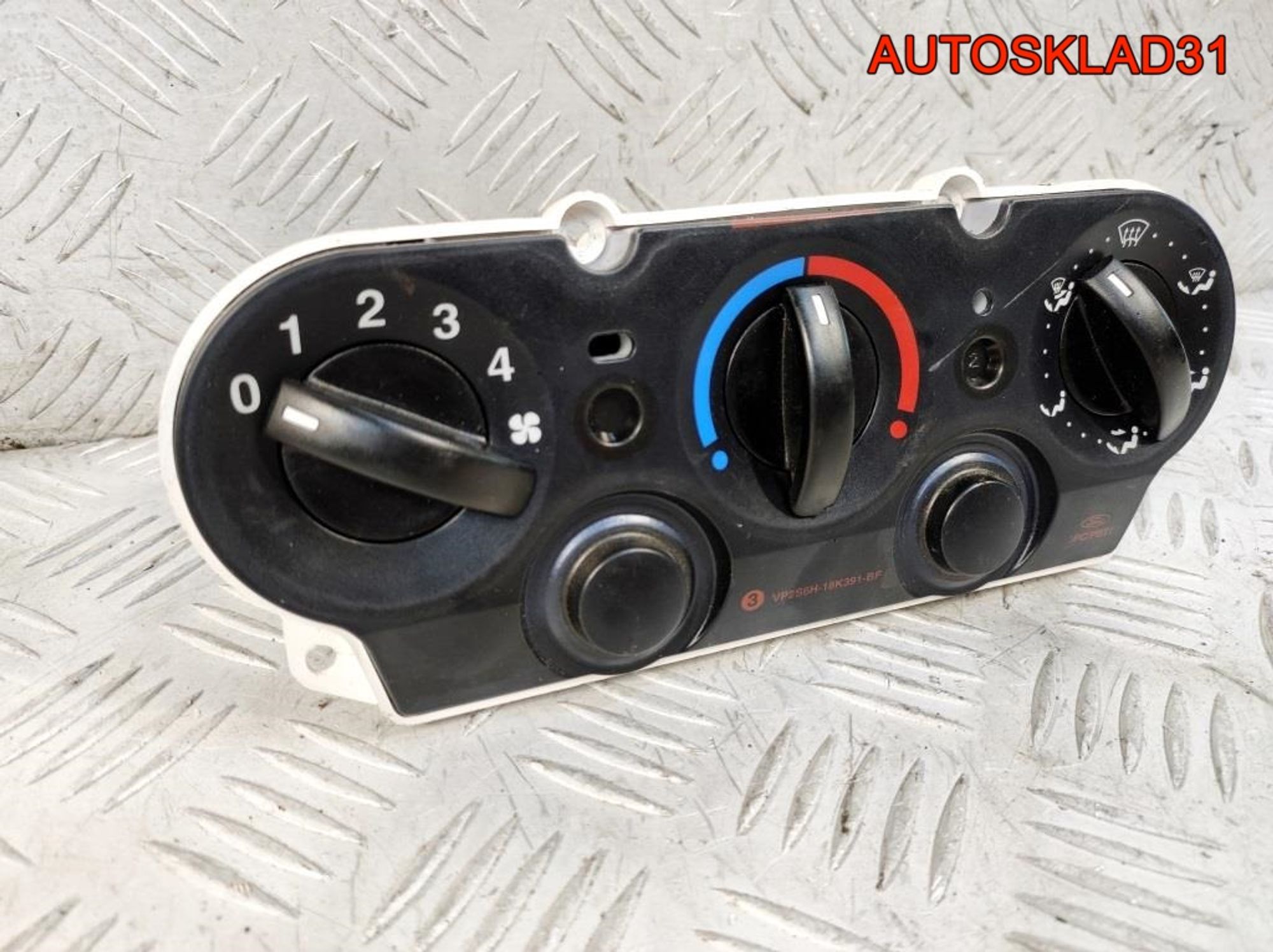 Блок управления отопителем Ford Fiesta 2S6H18549BE, 1300 рублей, Дубовое