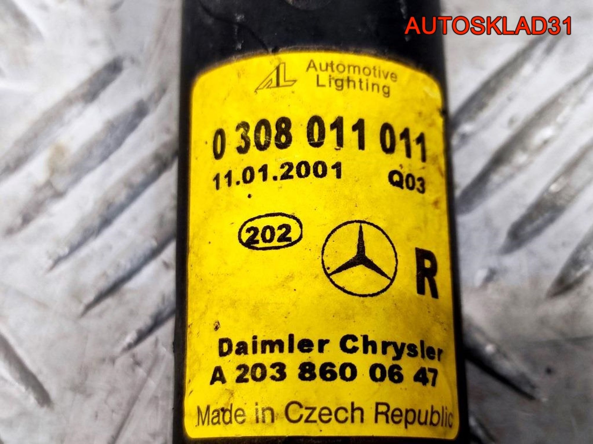 Форсунка омывателя фары Mercedes W203 A2038600647, 900 рублей, Дубовое