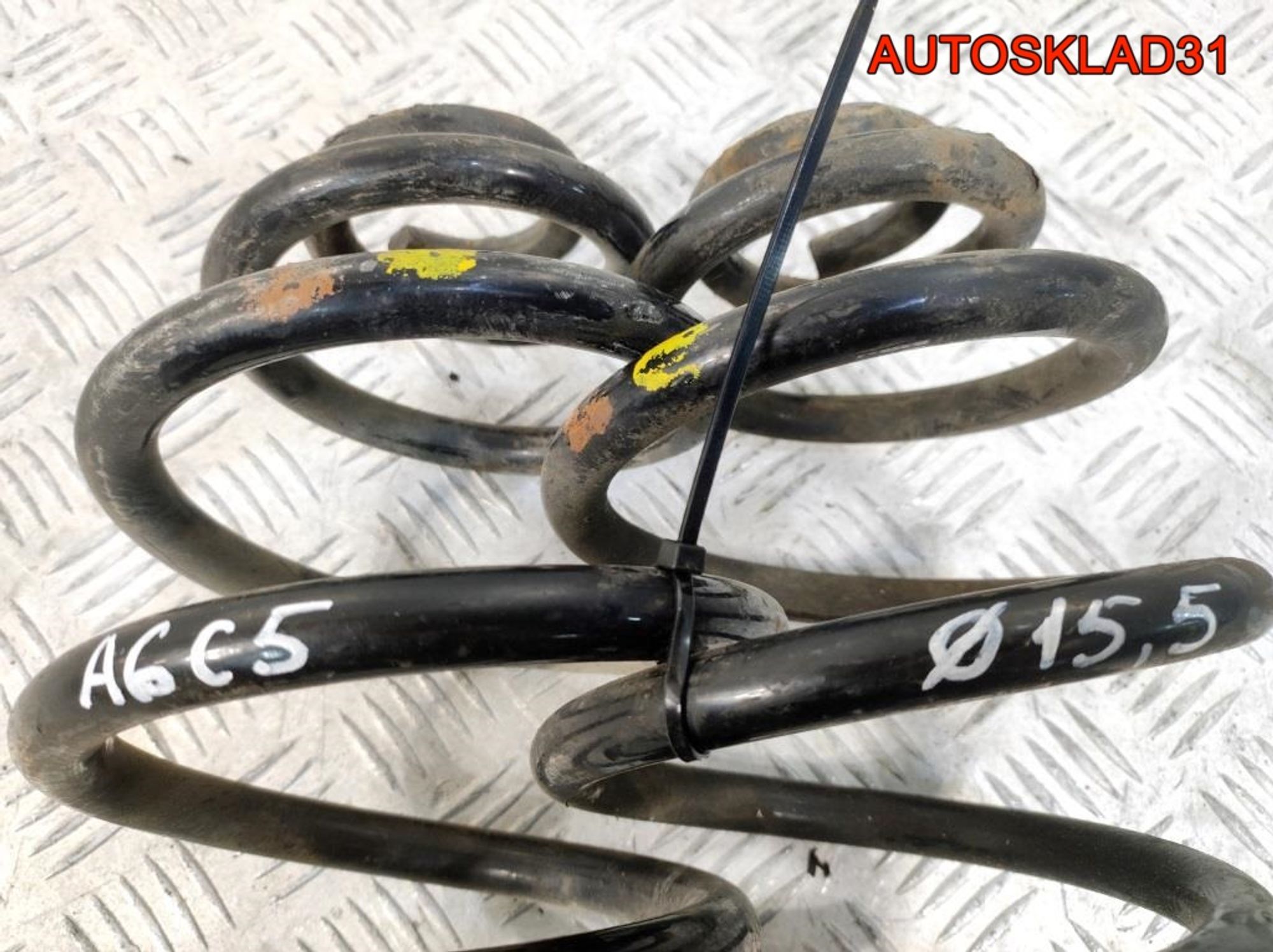 Пружина задняя Audi A6 C5 4B0511115AM Универсал, 1800 рублей, Дубовое