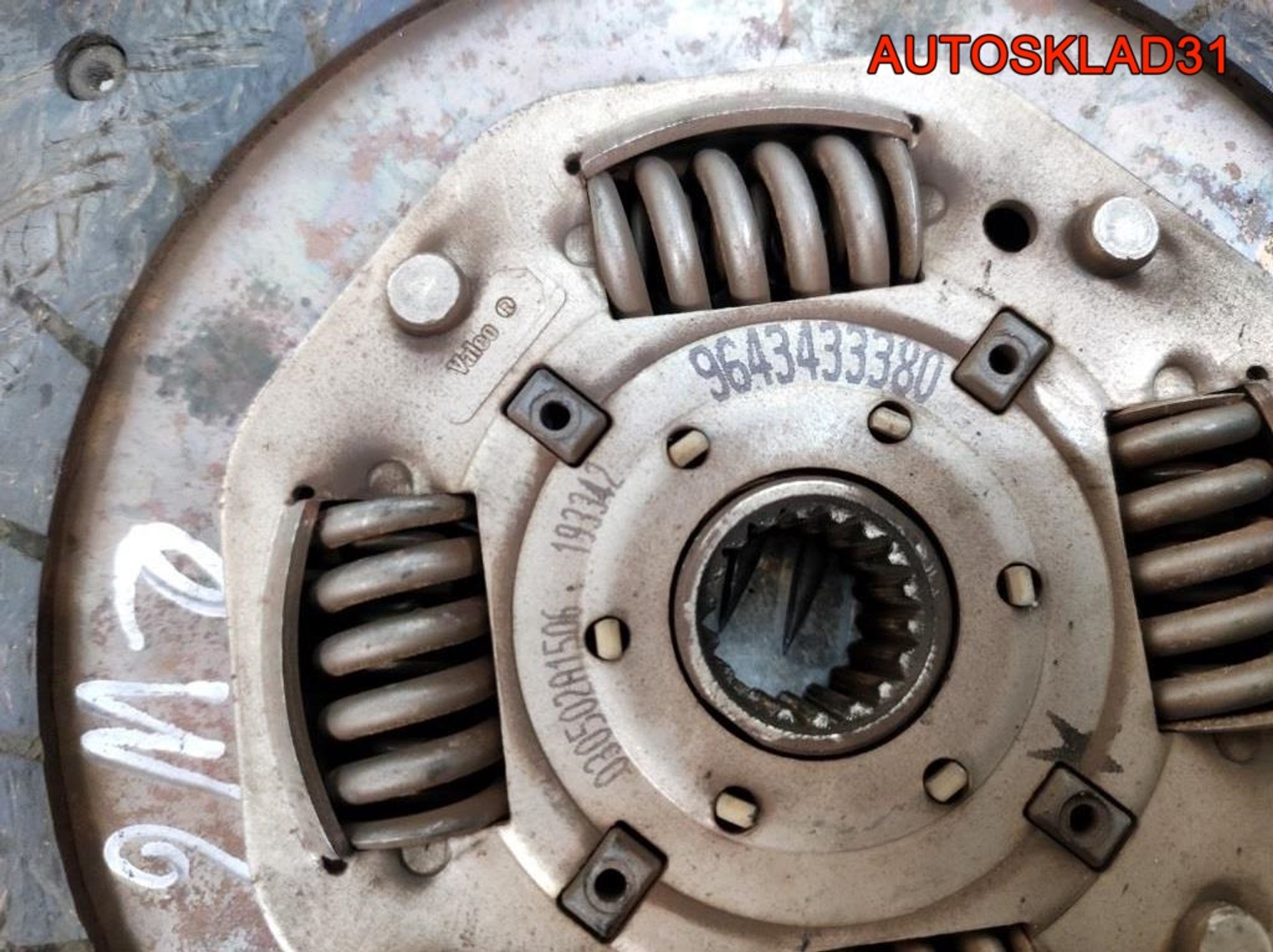 Комплект сцепления Citroen C5 1,8 EW7J4 9637874680, 3200 рублей, Дубовое