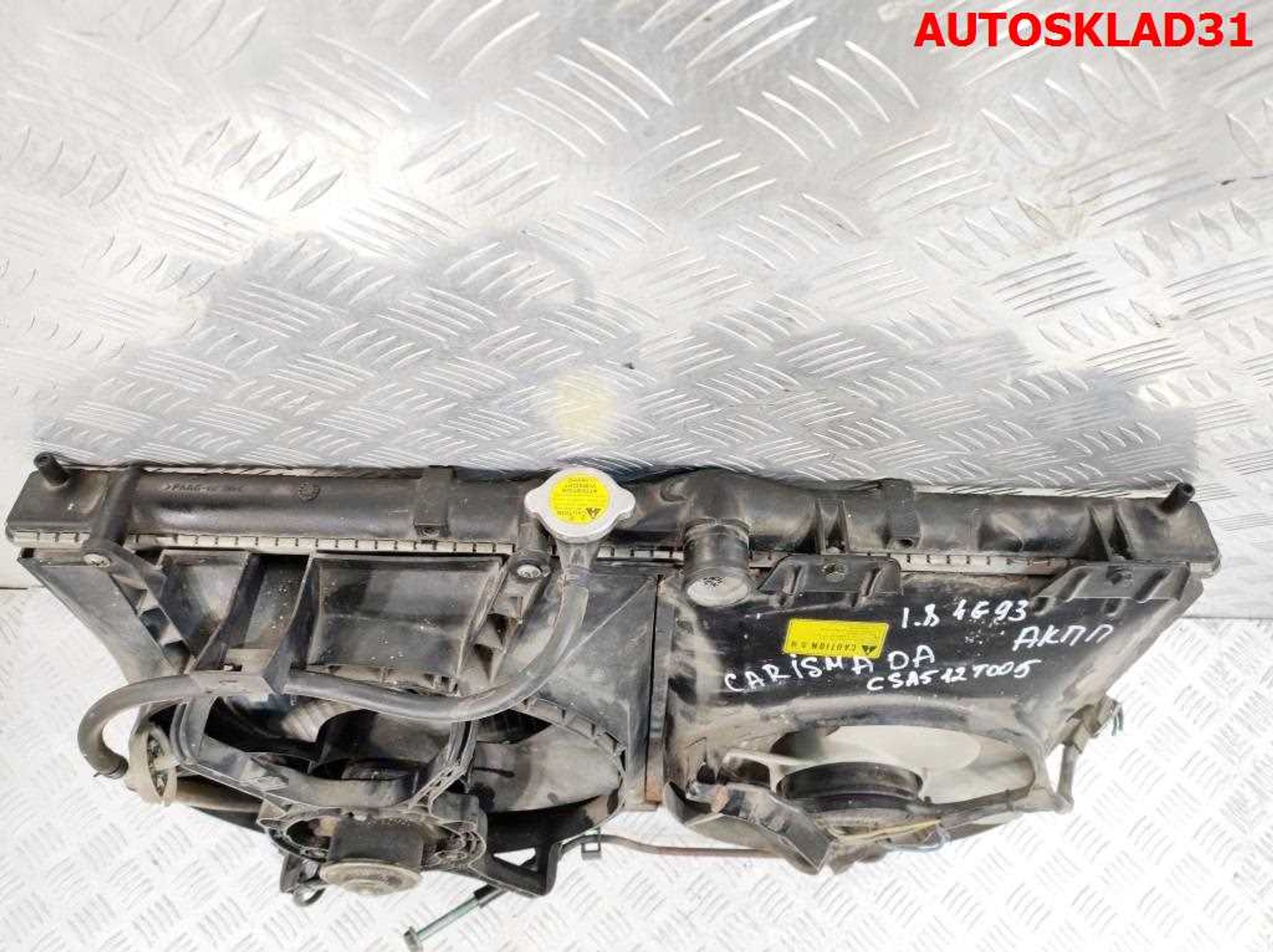 Кассета радиаторов в сборе Mitsubishi Carisma DA 1,8 4G93 Бензин АКПП, 4000 рублей, Дубовое