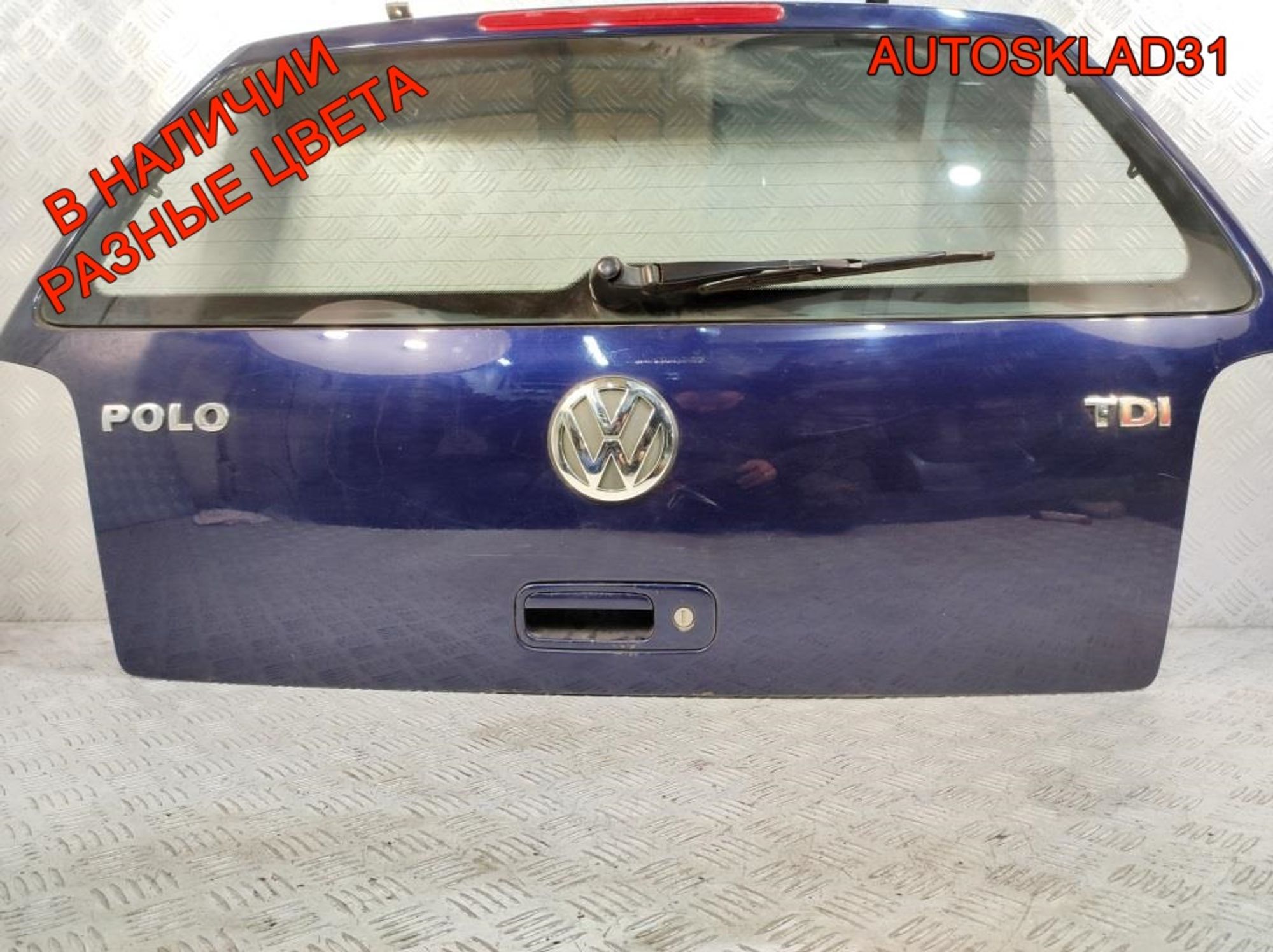 Дверь багажника в сборе VW Polo 3 6N0827025C Хетчбэк, 9000 рублей, Дубовое