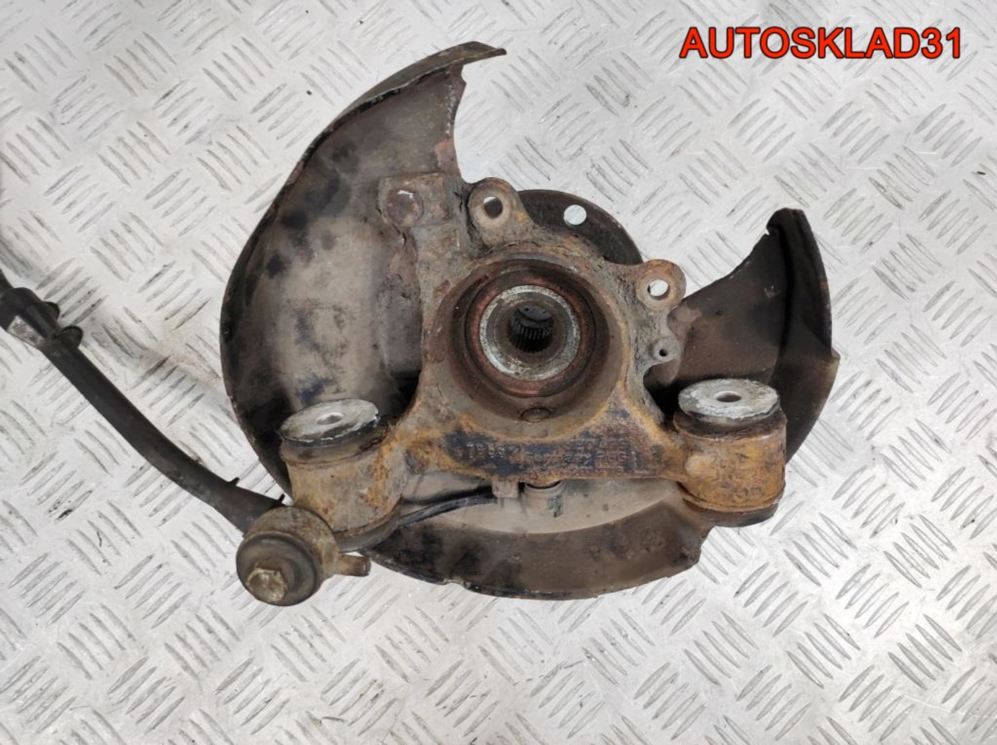 Кулак поворотный задний левый 4WD Audi A4 B6 8E0505435, 1200 рублей, Дубовое