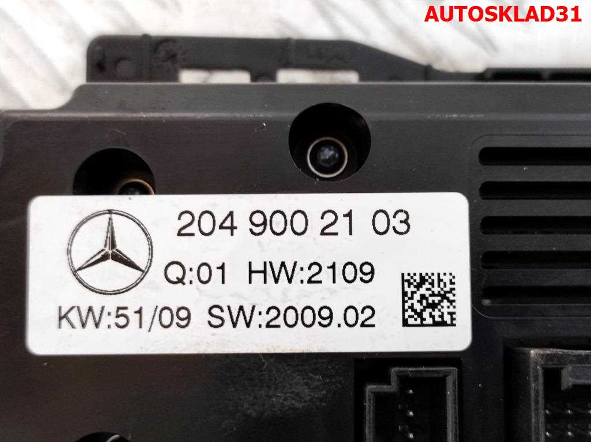 Блок управления климата Mercedes GLK X204 A2049002103, 3000 рублей, Дубовое