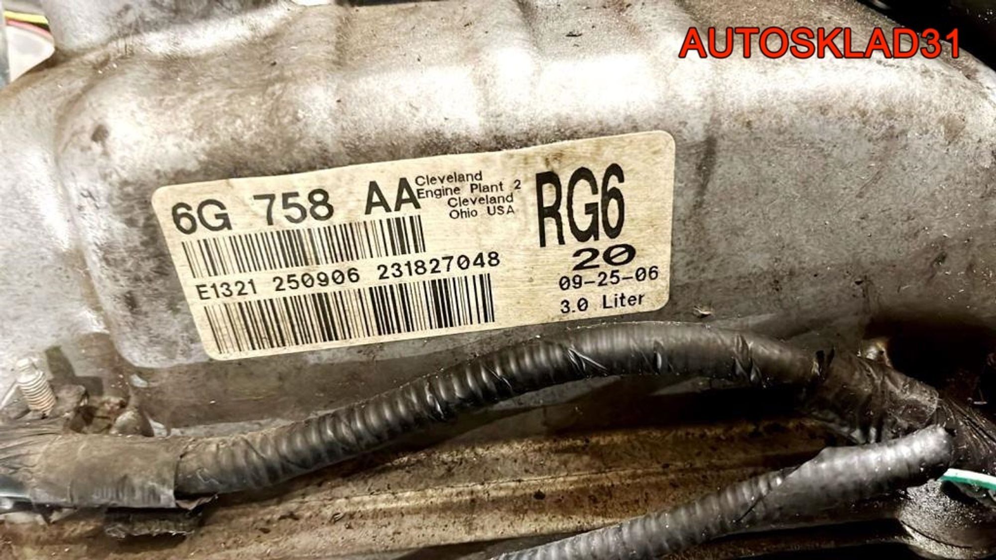 Двигатель Ford Maverick 2 3,0 7KB4 Бензин. Пробег мотора 134000 км. Цена указана за голый мотор., 120000 рублей, Дубовое