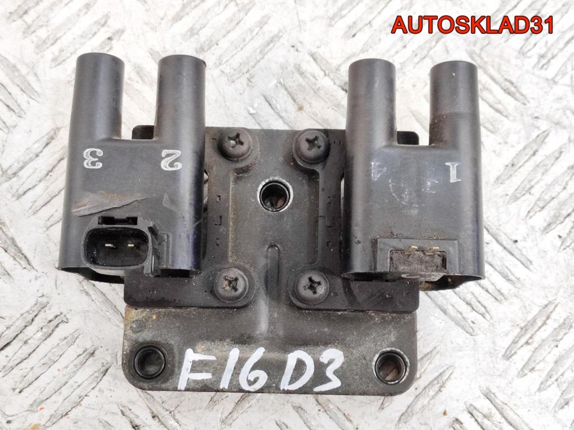 Катушка зажигания Chevrolet Lacetti 1,6 F16D3 Бензин, 1000 рублей, Дубовое