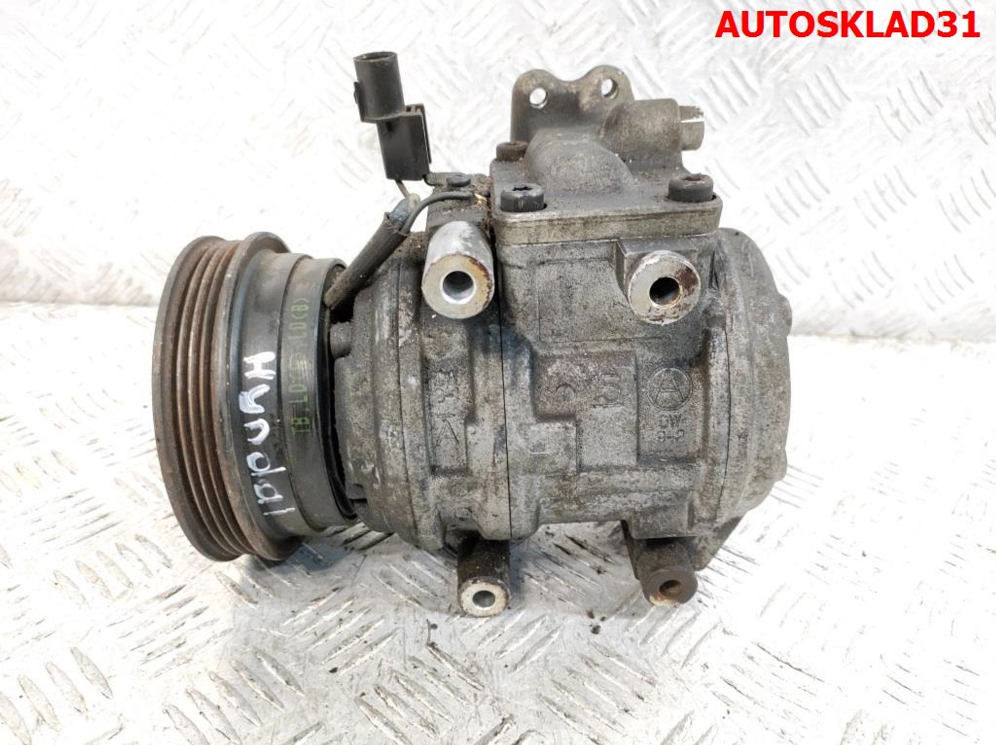 Компрессор кондиционера Hyundai Elantra 2,0 G4GC Бензин 1604022800, 6000 рублей, Дубовое