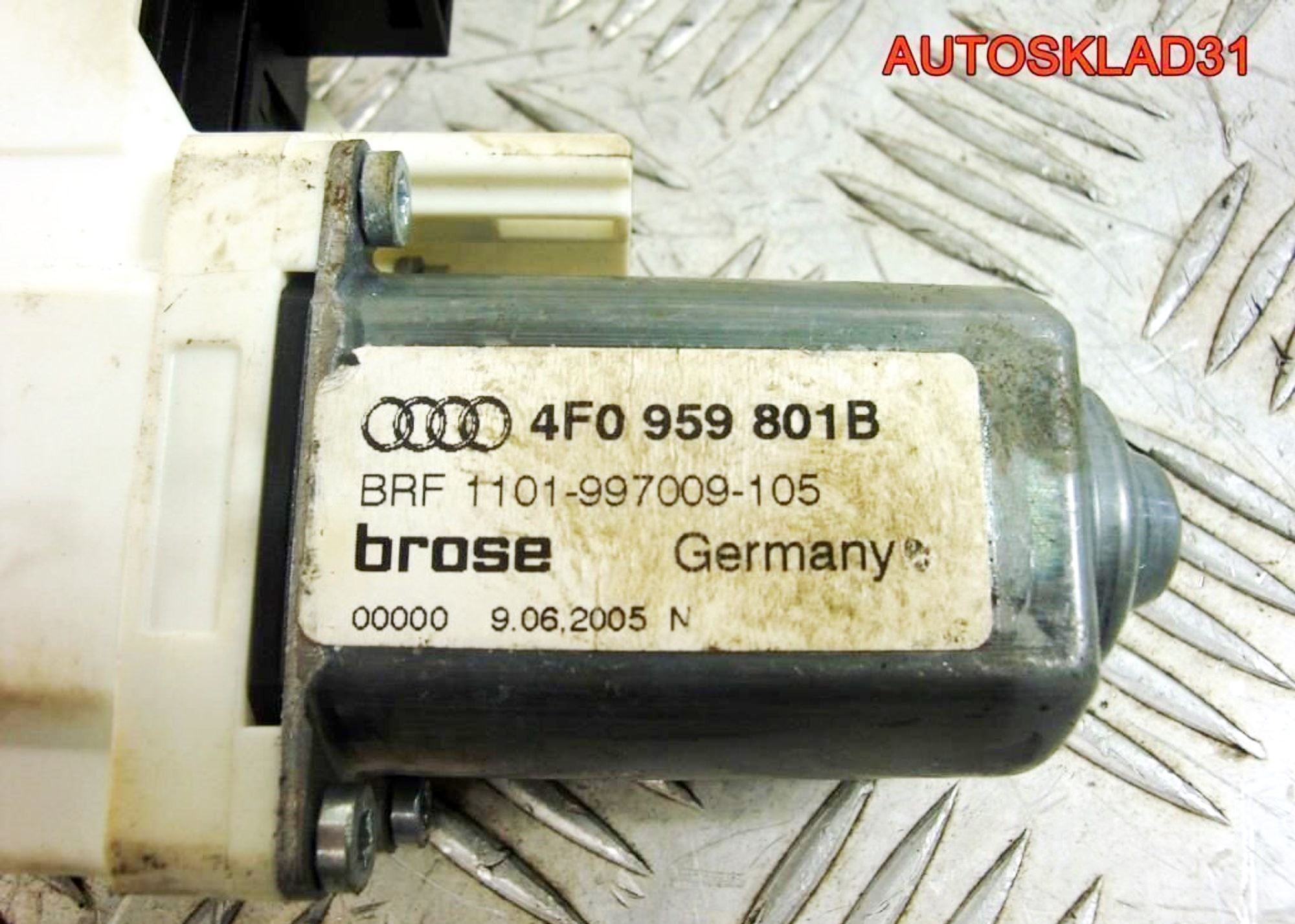 Моторчик стеклоподъемника передний левый Audi A6 C6 4F0959801B, 900 рублей, Дубовое