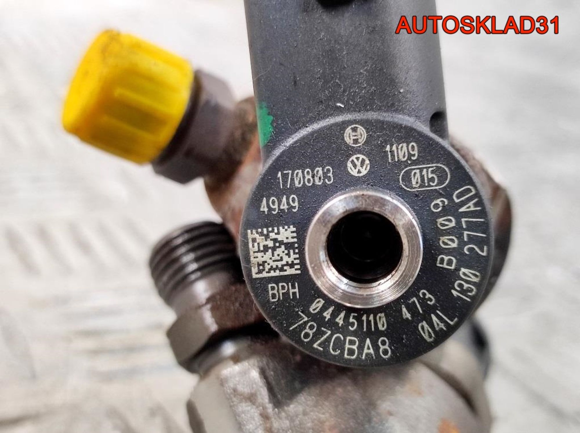 Форсунка топливная Skoda Rapid 1,6 CXM Дизель 04L130277AD, 9000 рублей, Дубовое