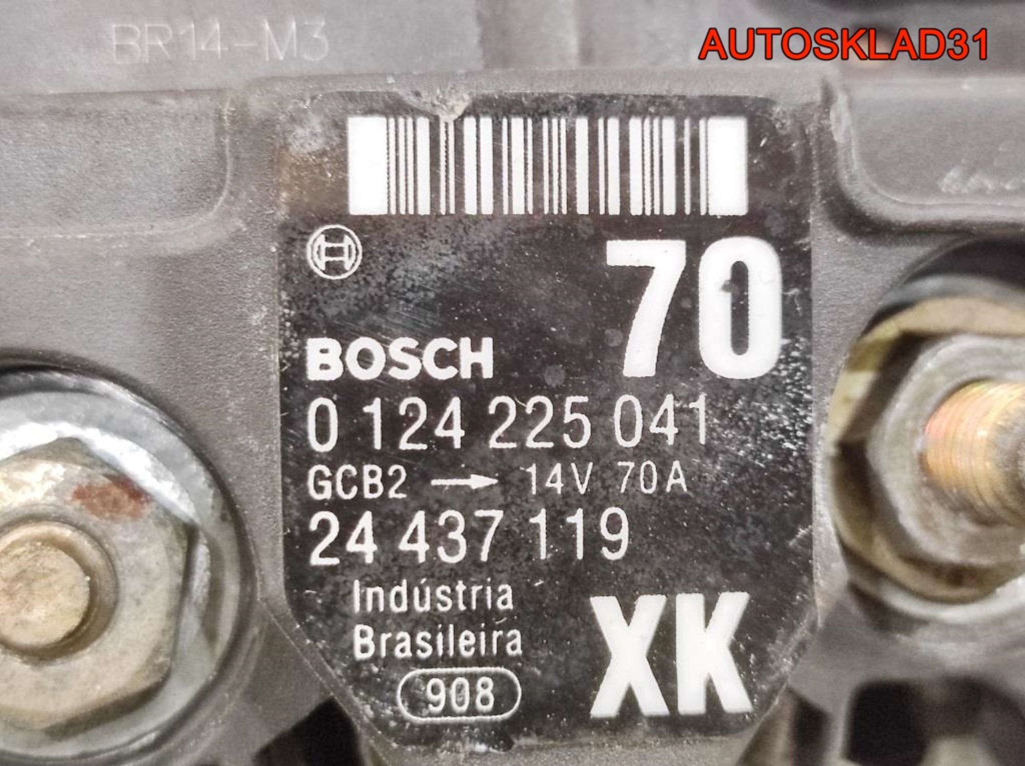 Генератор 70A Opel Agila Z14XEP Бензин 24437119 (Р), 4500 рублей, Дубовое