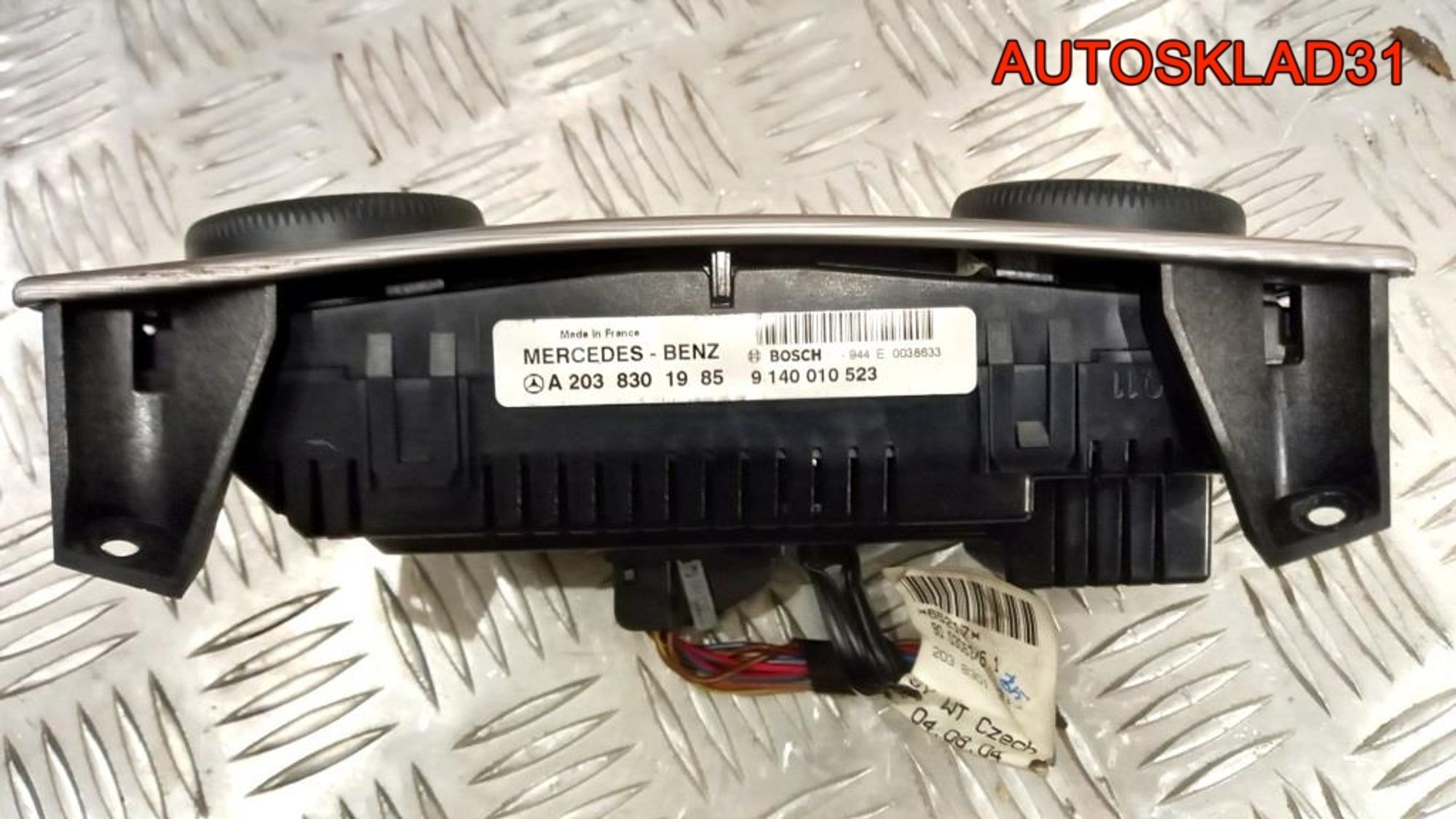 Блок климата Mercedes Benz W203 A2038301985, 25000 рублей, Дубовое