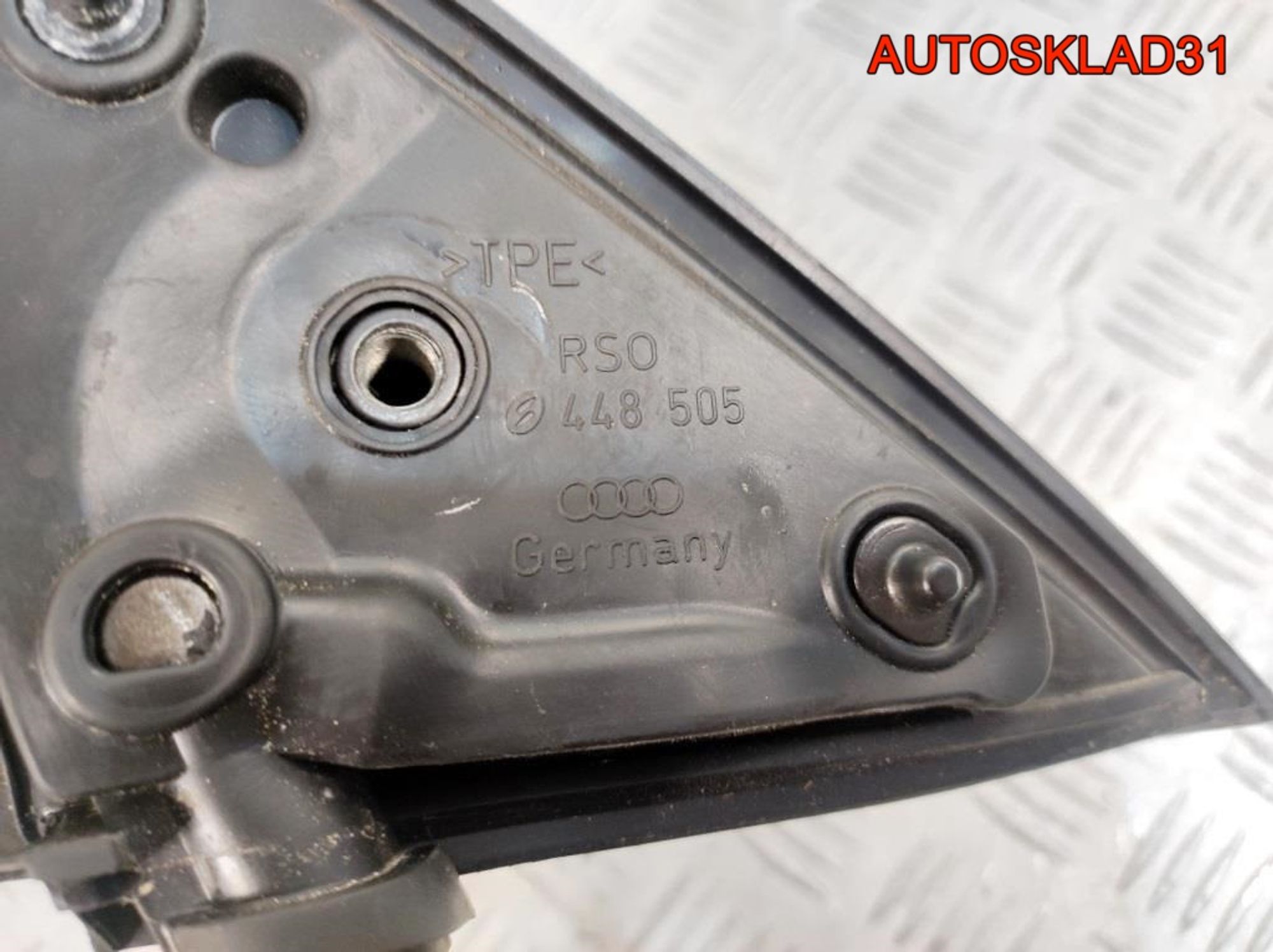 Зеркало левое 10 контактов Audi A6 C6 4F1858531J, 5400 рублей, Дубовое