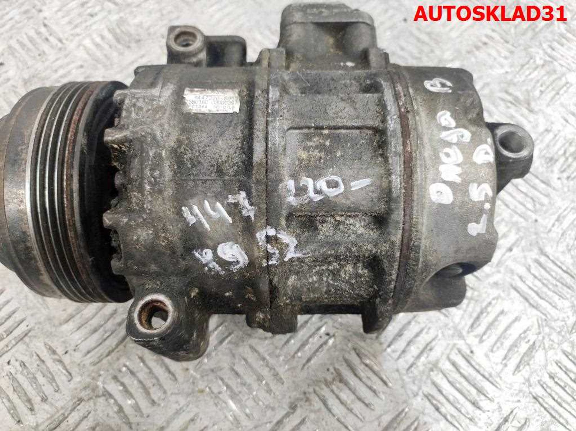 Компрессор кондиционера Opel Omega B 2.5 Y25DT 4472208952, 4000 рублей, Дубовое