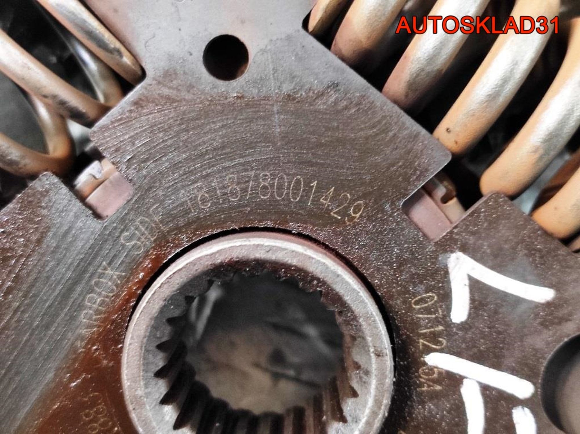 Маховик в сборе со сцеплением Mazda 3BK 2,0 LF 3M517563GC, 2500 рублей, Дубовое