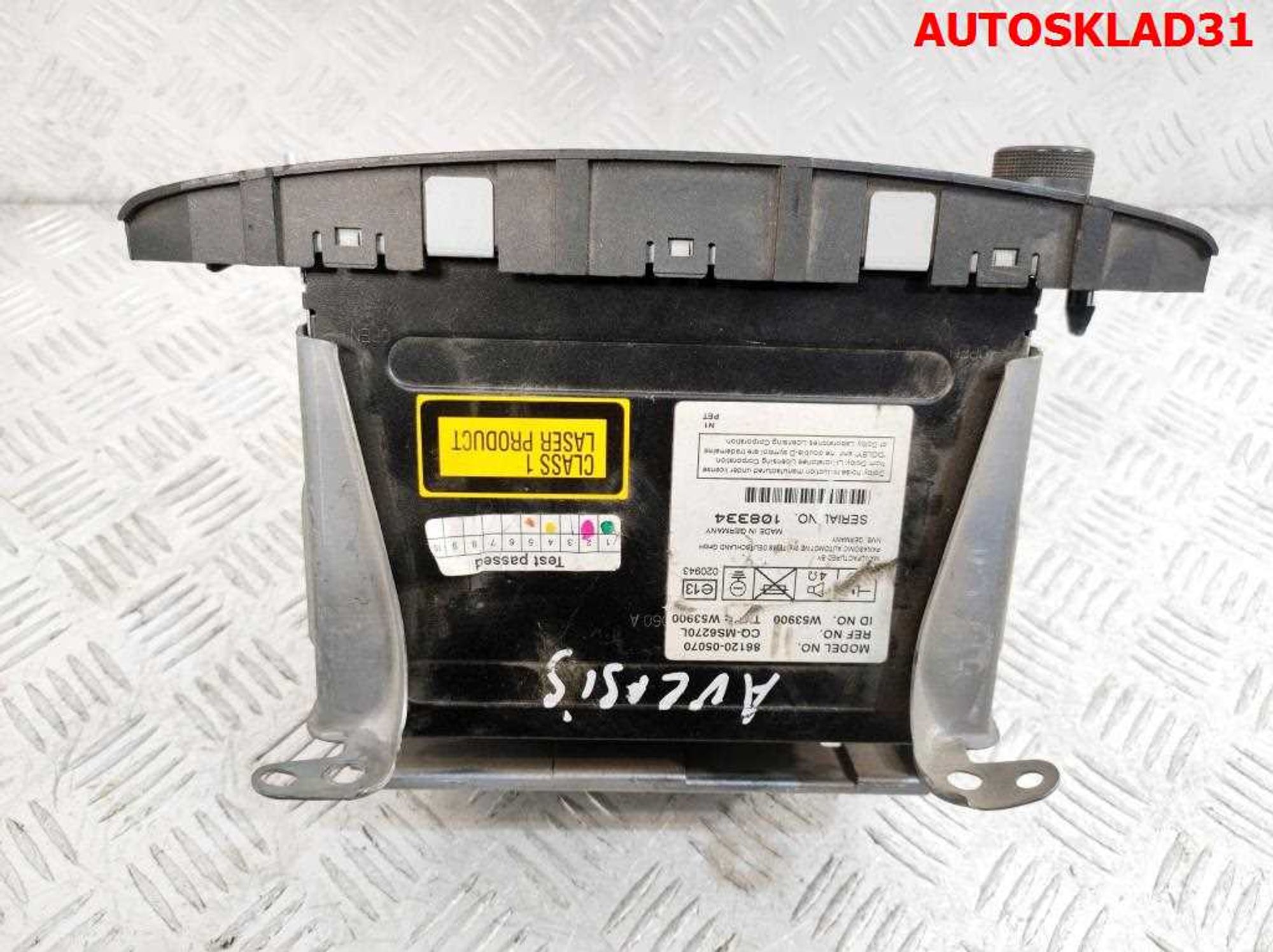 Магнитола с блоком управления кондиционера Toyota Avensis 2 8612005070, 2500 рублей, Дубовое