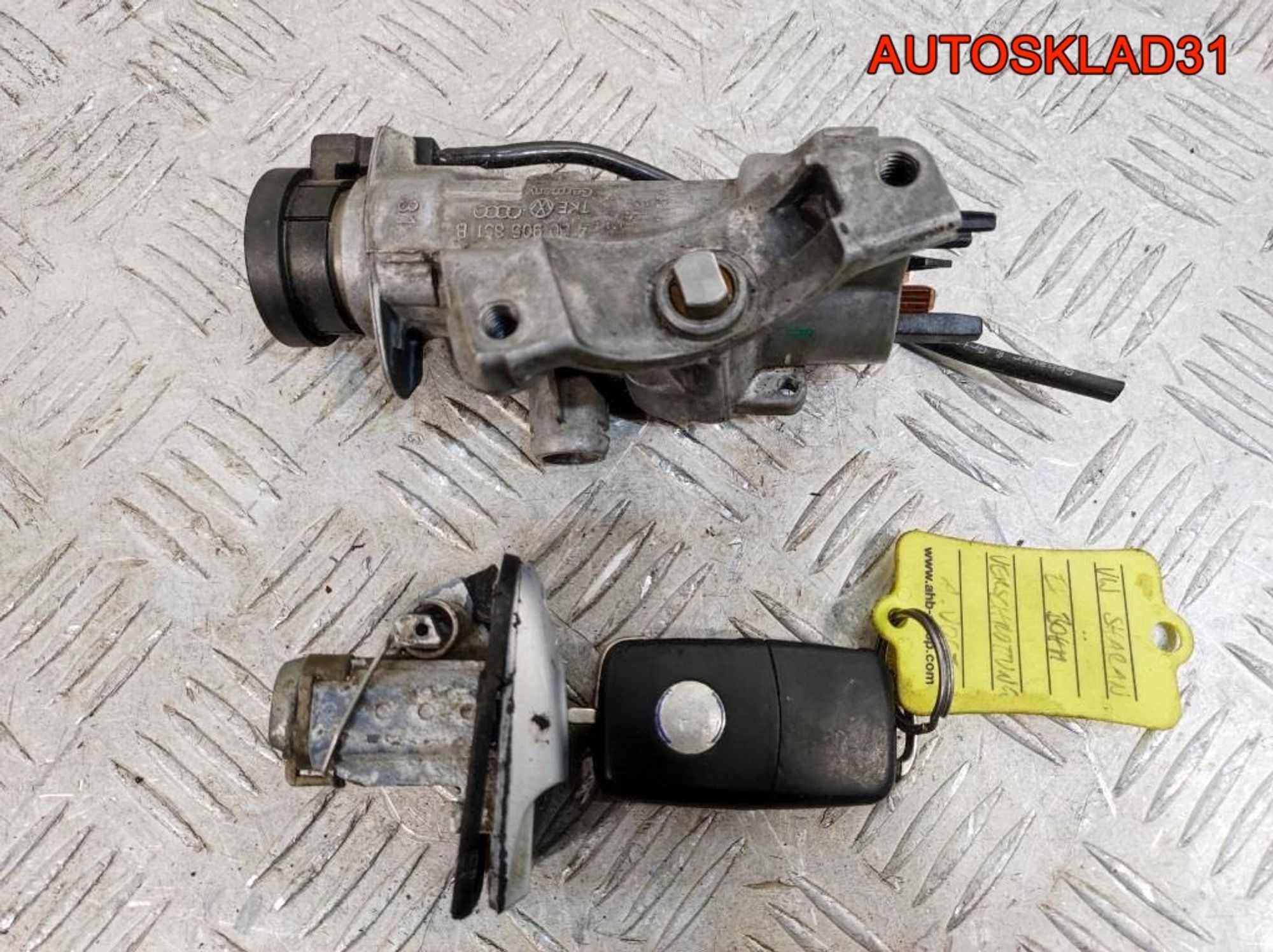 Комплект замок зажигания и личинка с ключом VW Golf 4  4B0905851B, 3600 рублей, Дубовое