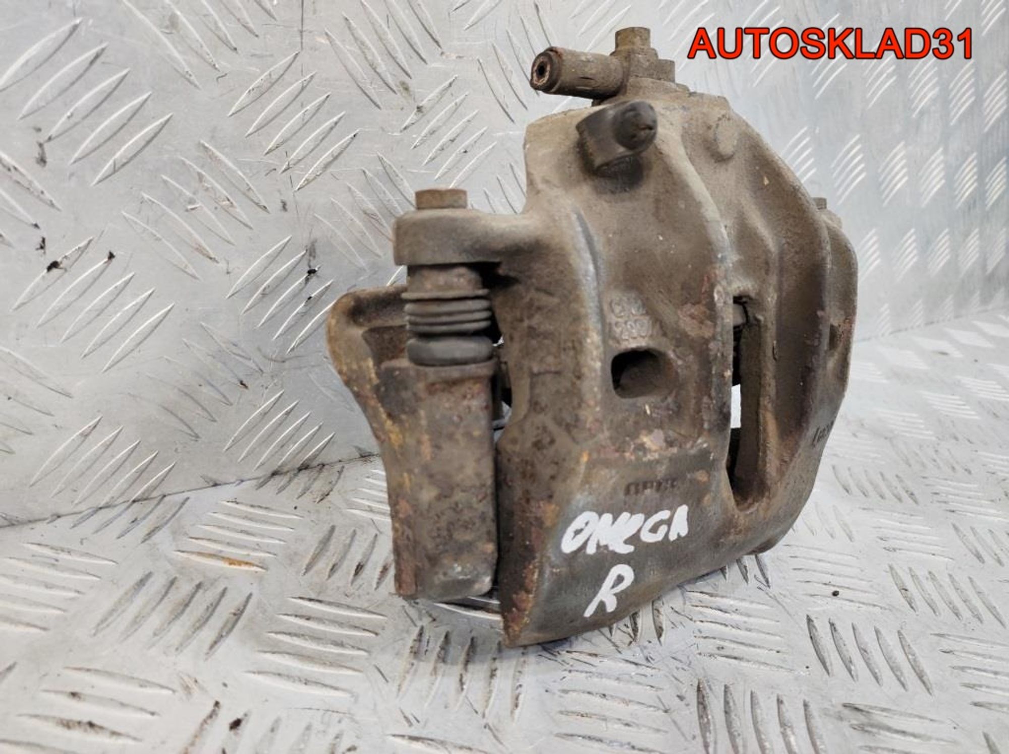 Суппорт тормозной передний правый Opel Omega B, 1700 рублей, Дубовое