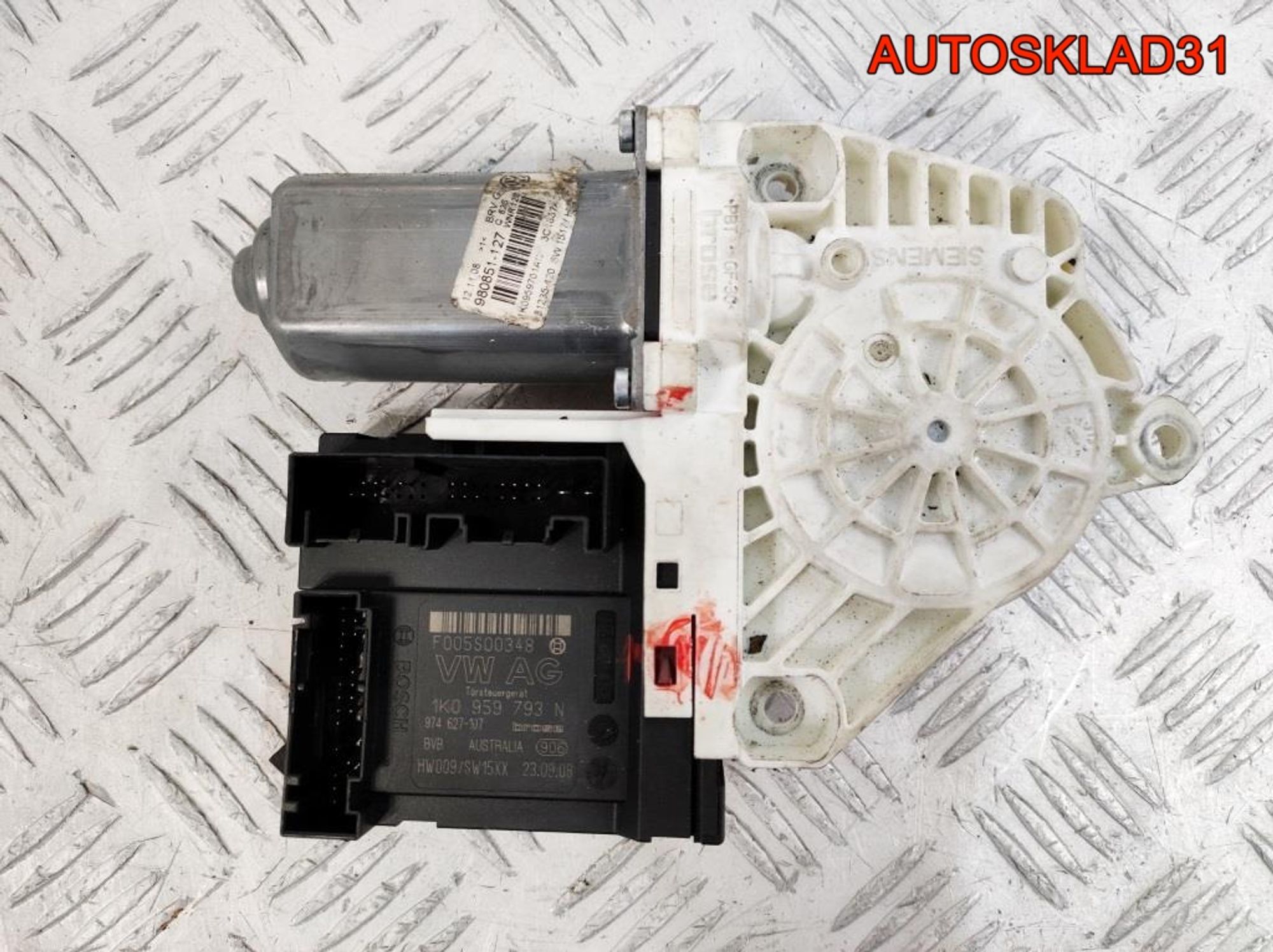 Моторчик стеклоподъемника п/л VW Passat B6 1K0959701AC, 1500 рублей, Дубовое