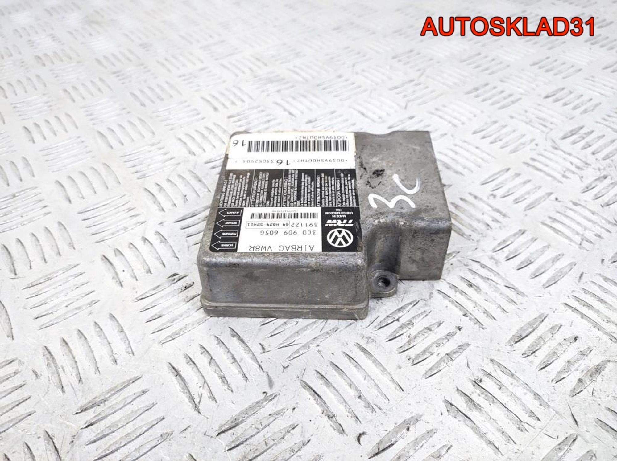 Блок управления Аирбаг VW Passat B6 3C0909605G, 900 рублей, Дубовое