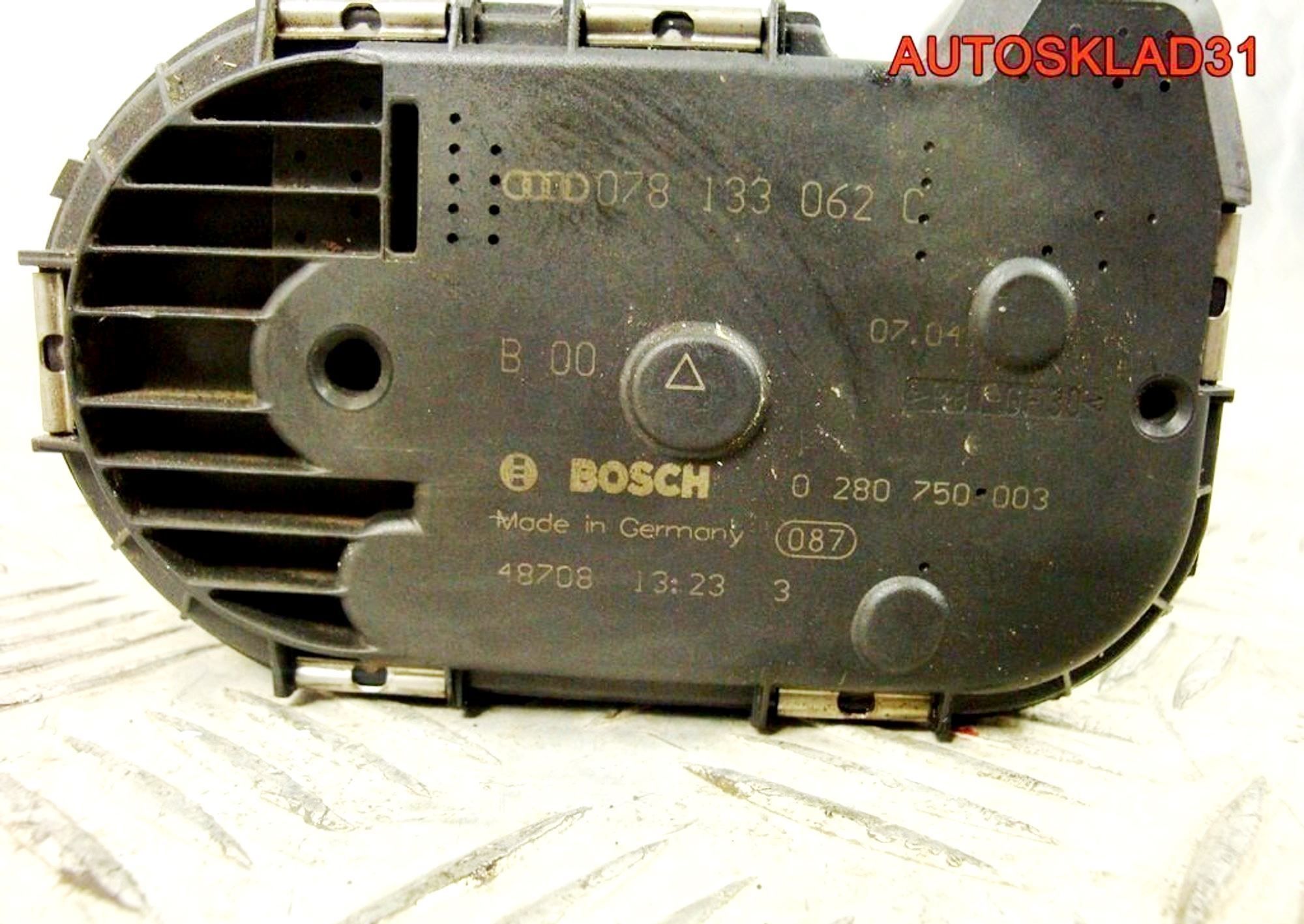 Заслонка дроссельная Audi A6 C6 2,4 BDW Бензин 078133062С, 4500 рублей, Дубовое