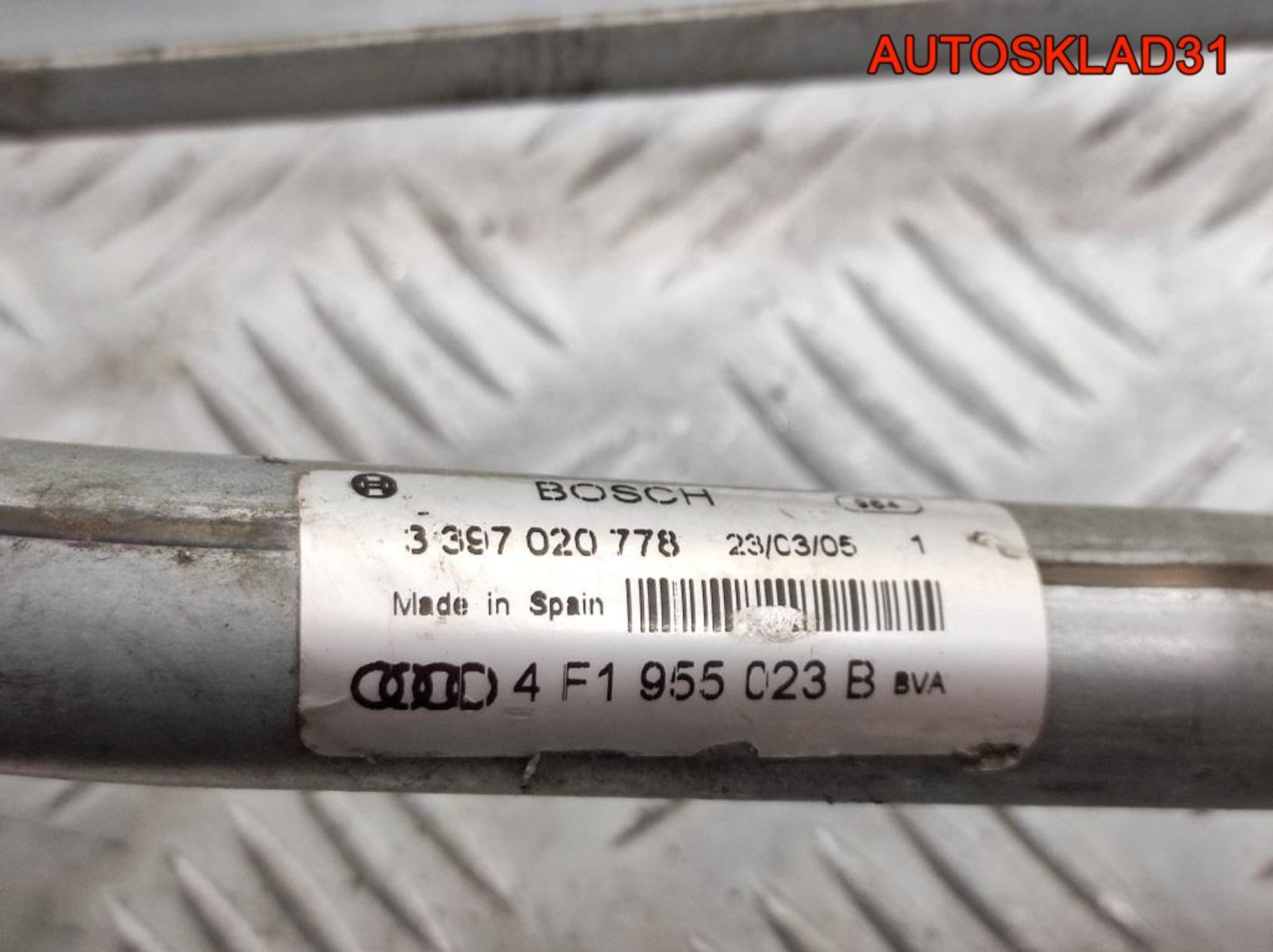 Трапеция дворников Audi A6 C6 44F1955023B, 6800 рублей, Дубовое