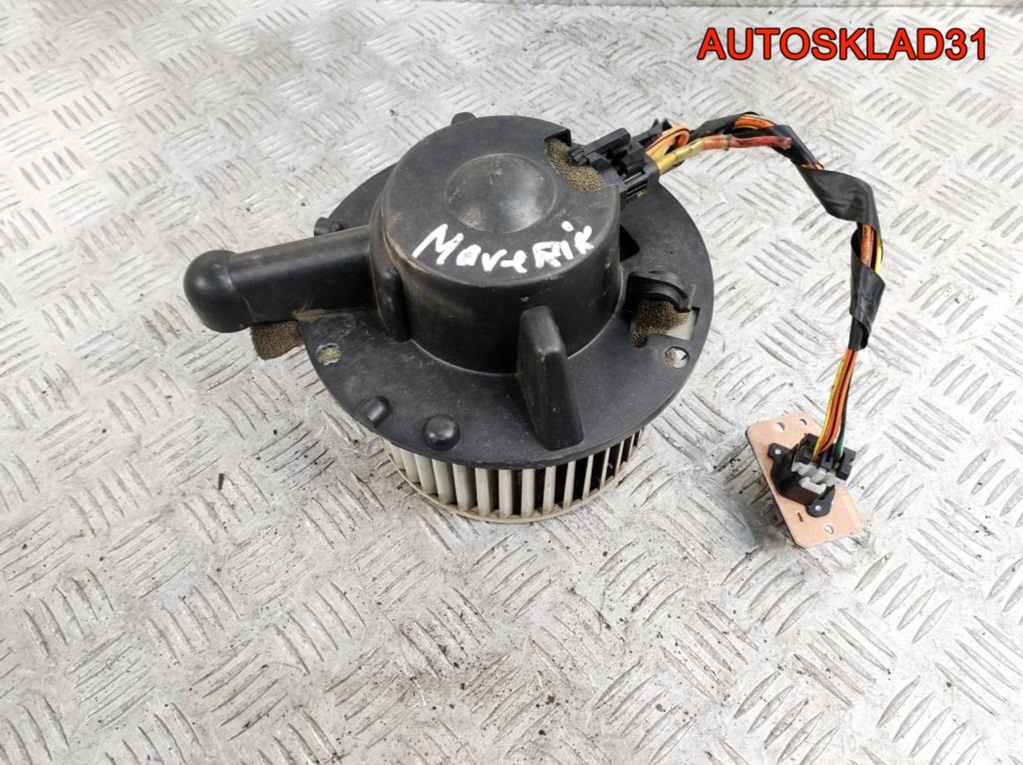 Моторчик отопителя с резистором Ford Maverick 2 5L8H19D691AA, 6300 рублей, Дубовое