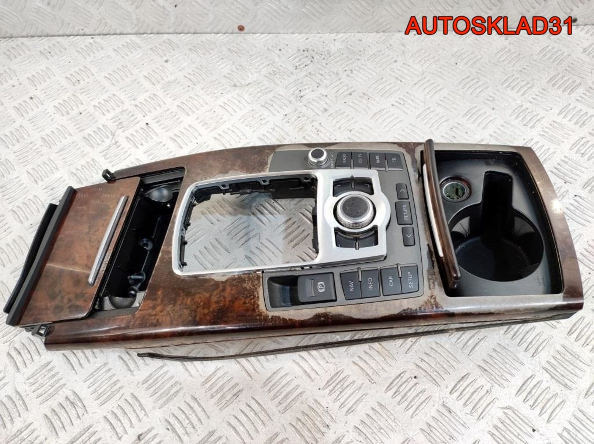 Консоль центральная в сборе Audi A6 C6 4F1864261, 7200 рублей, Дубовое