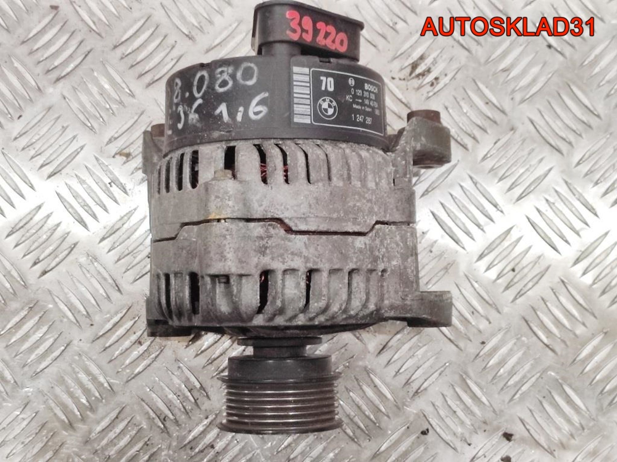 Генератор 70A BMW E36 0123310006 (Р), 5000 рублей, Дубовое