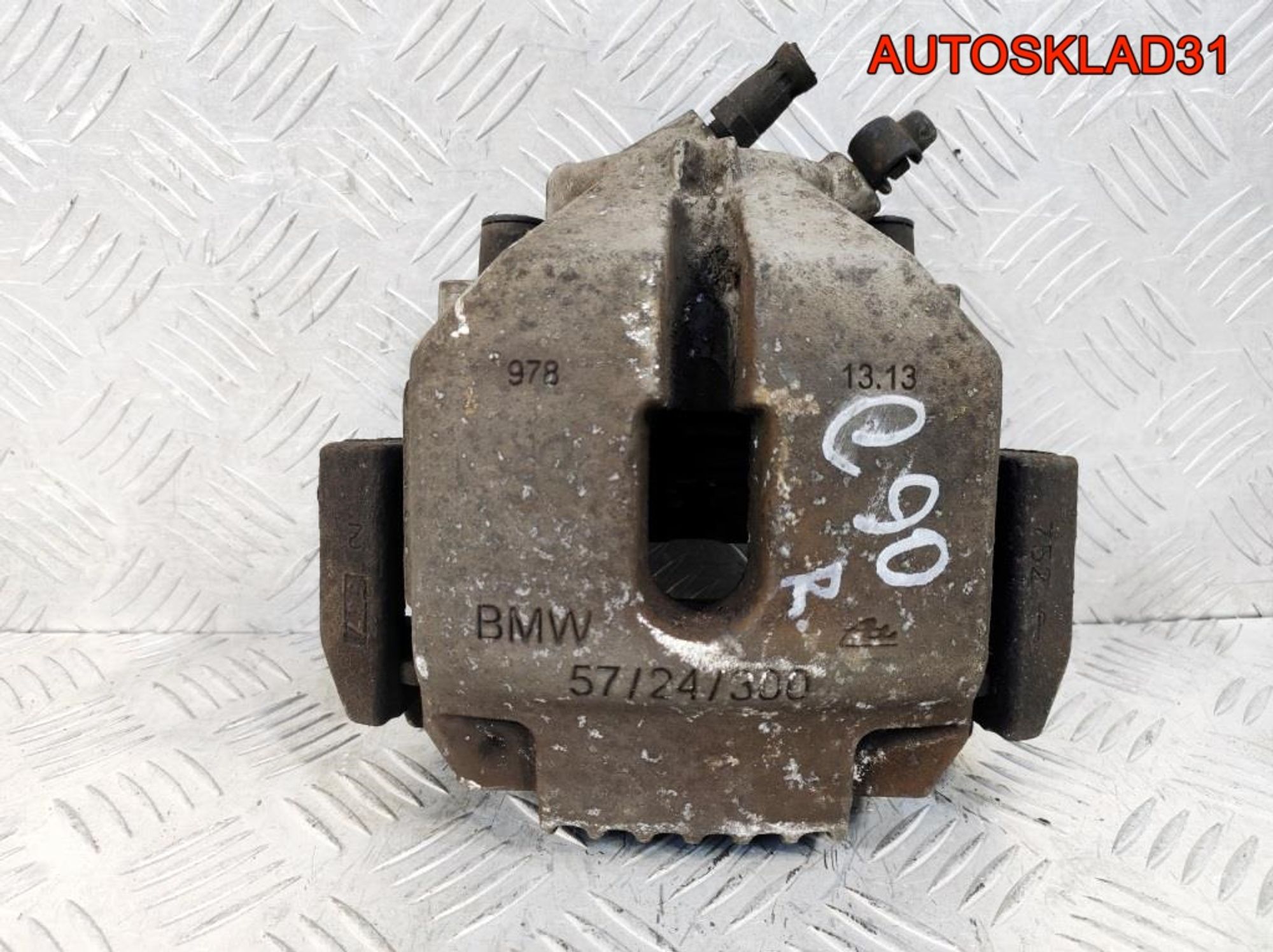 Суппорт тормозной перед правый BMW E90 34116769092, 2100 рублей, Дубовое