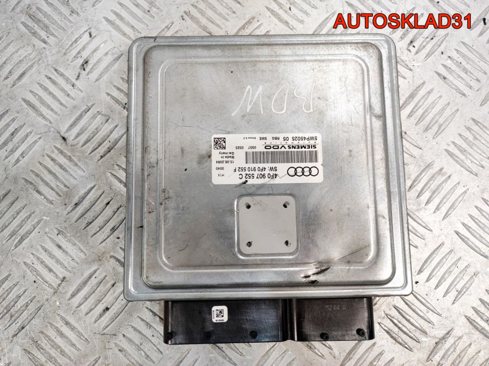 Блок ЭБУ Audi A6 C6 2,4 BDW 4F0907552C, 3600 рублей, Дубовое