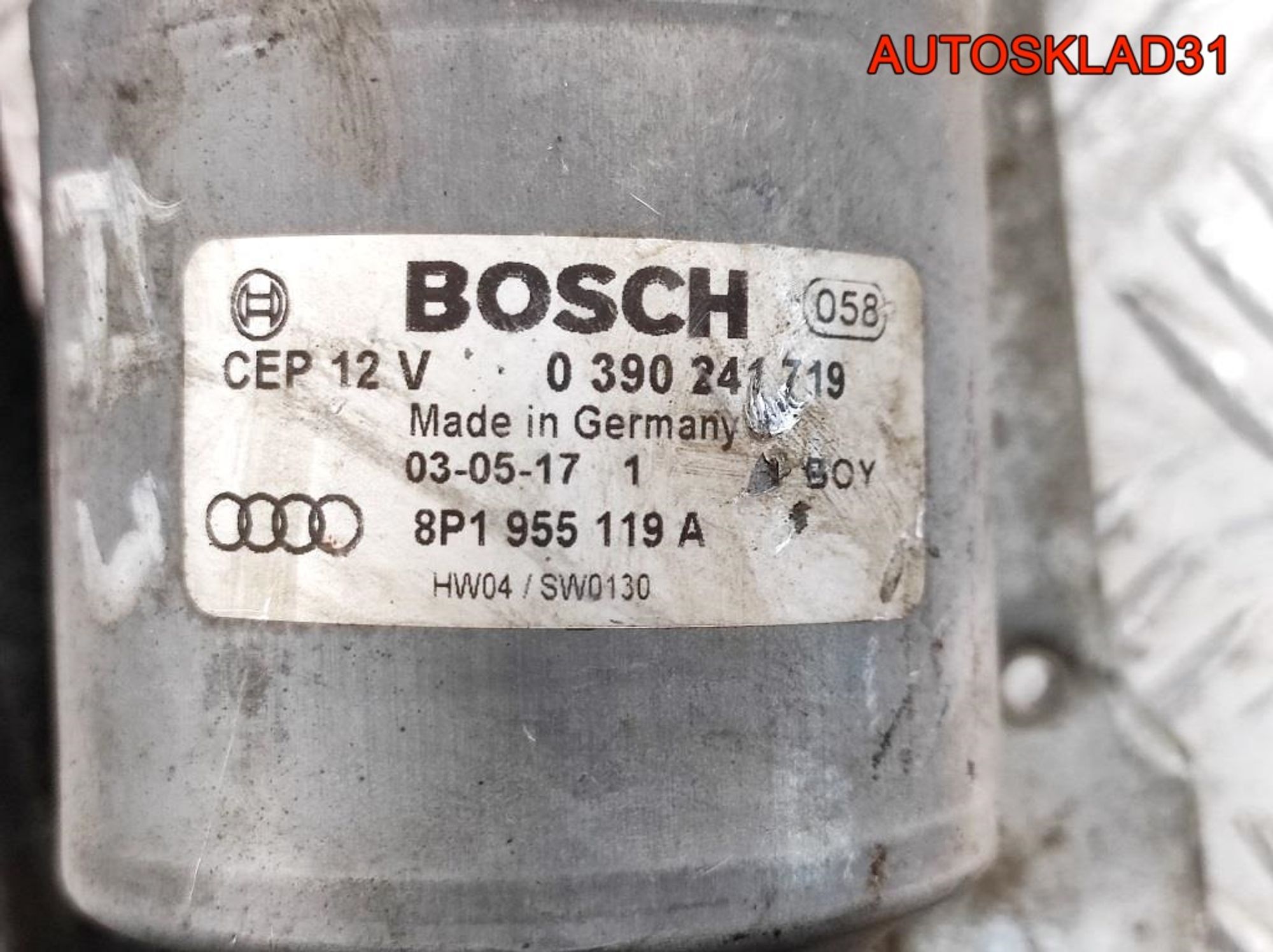 Трапеция стеклоочистителей Audi A3 8P 8P1955023D, 9000 рублей, Дубовое