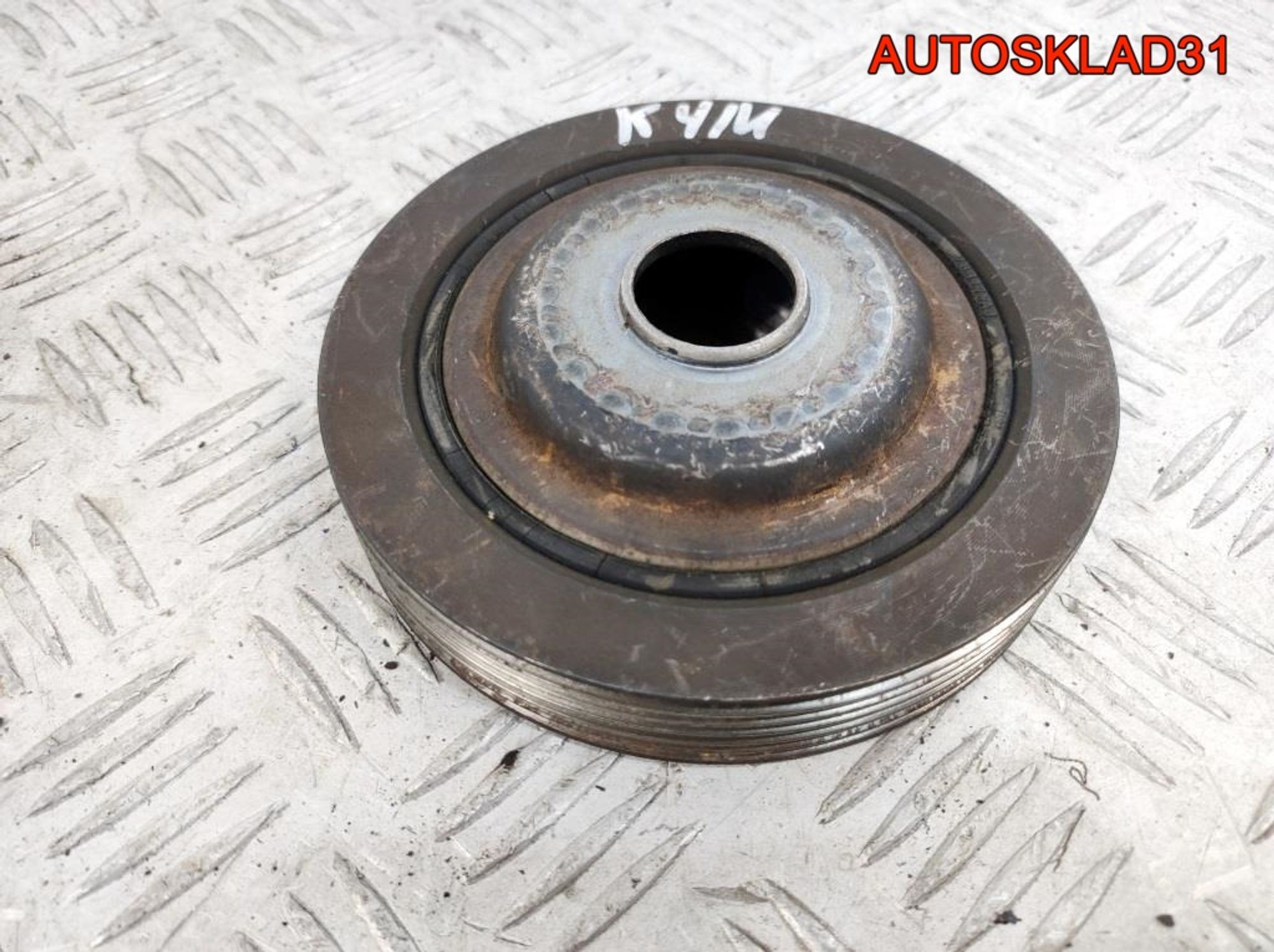Шкив коленвала Renault Logan 1,6 K4M Бензин, 1000 рублей, Дубовое